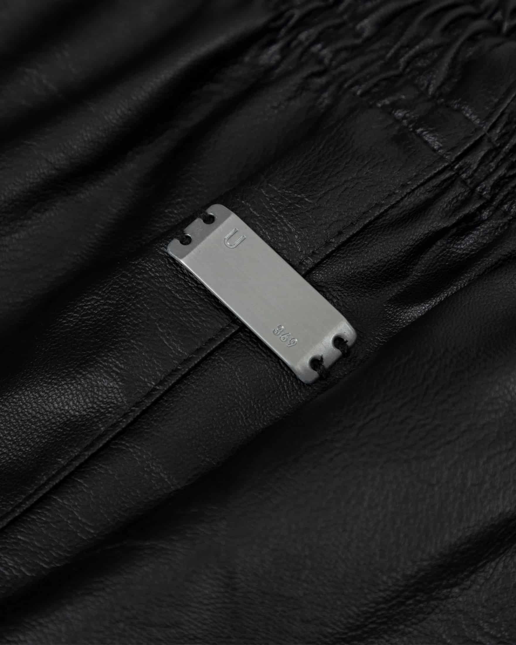 Basics Synthetic Straight Pants Black - miniatura 4