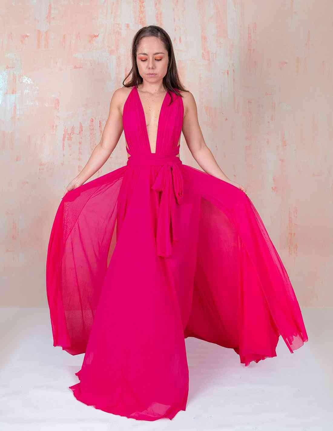 Vestido Hydra Fucsia - miniatura 5