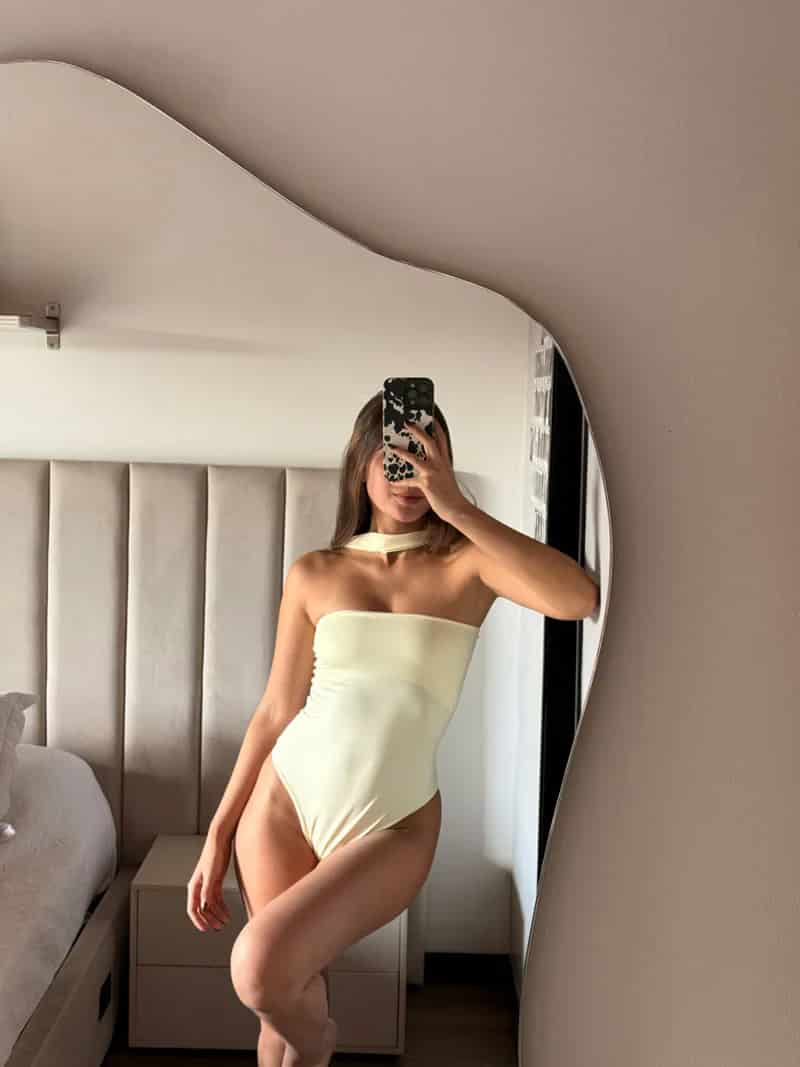 Body Strapless Lia - Butter Yellow - miniatura 6