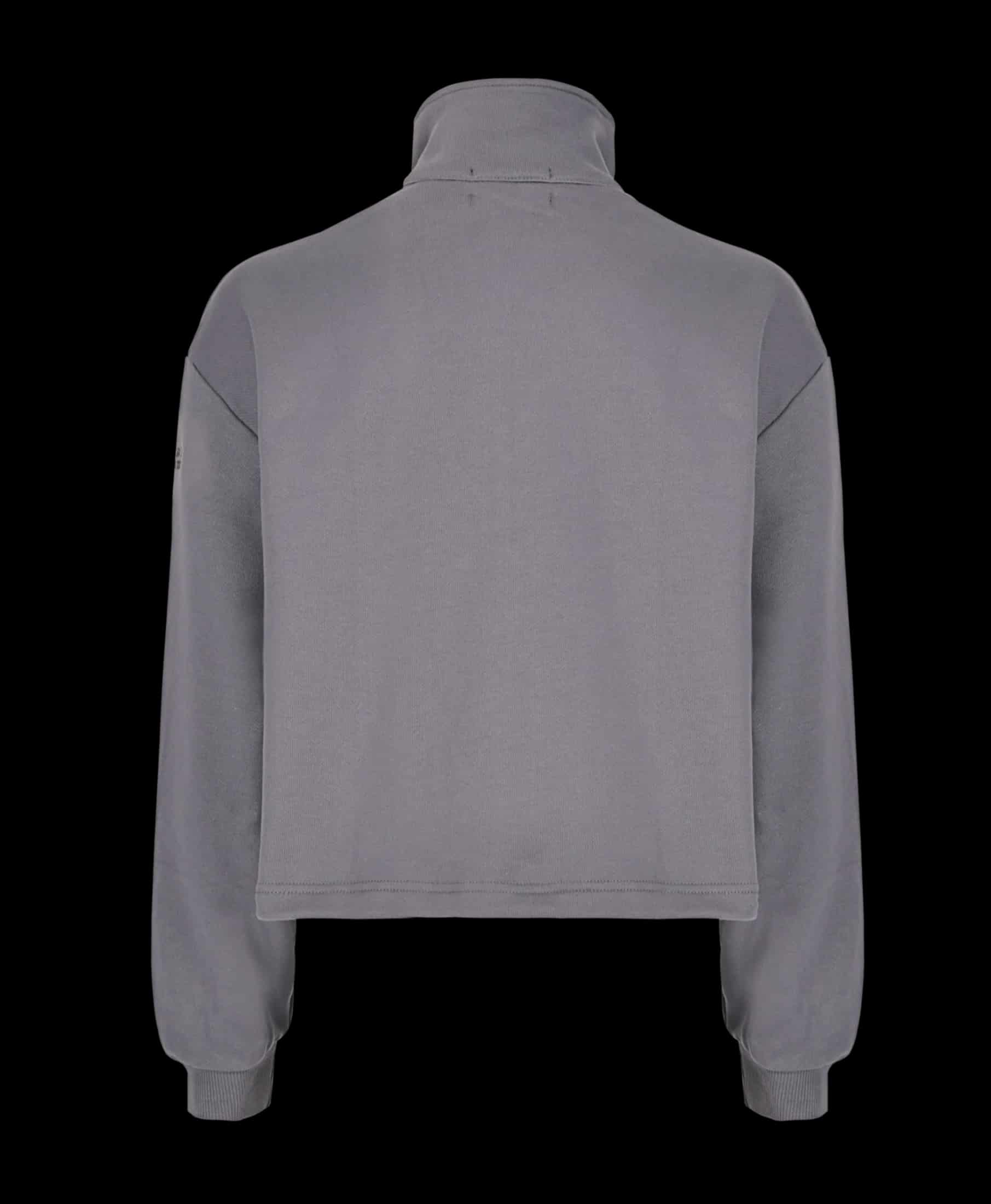 MONOGRAM ZIPPER GRAY SWEATER - miniatura 5