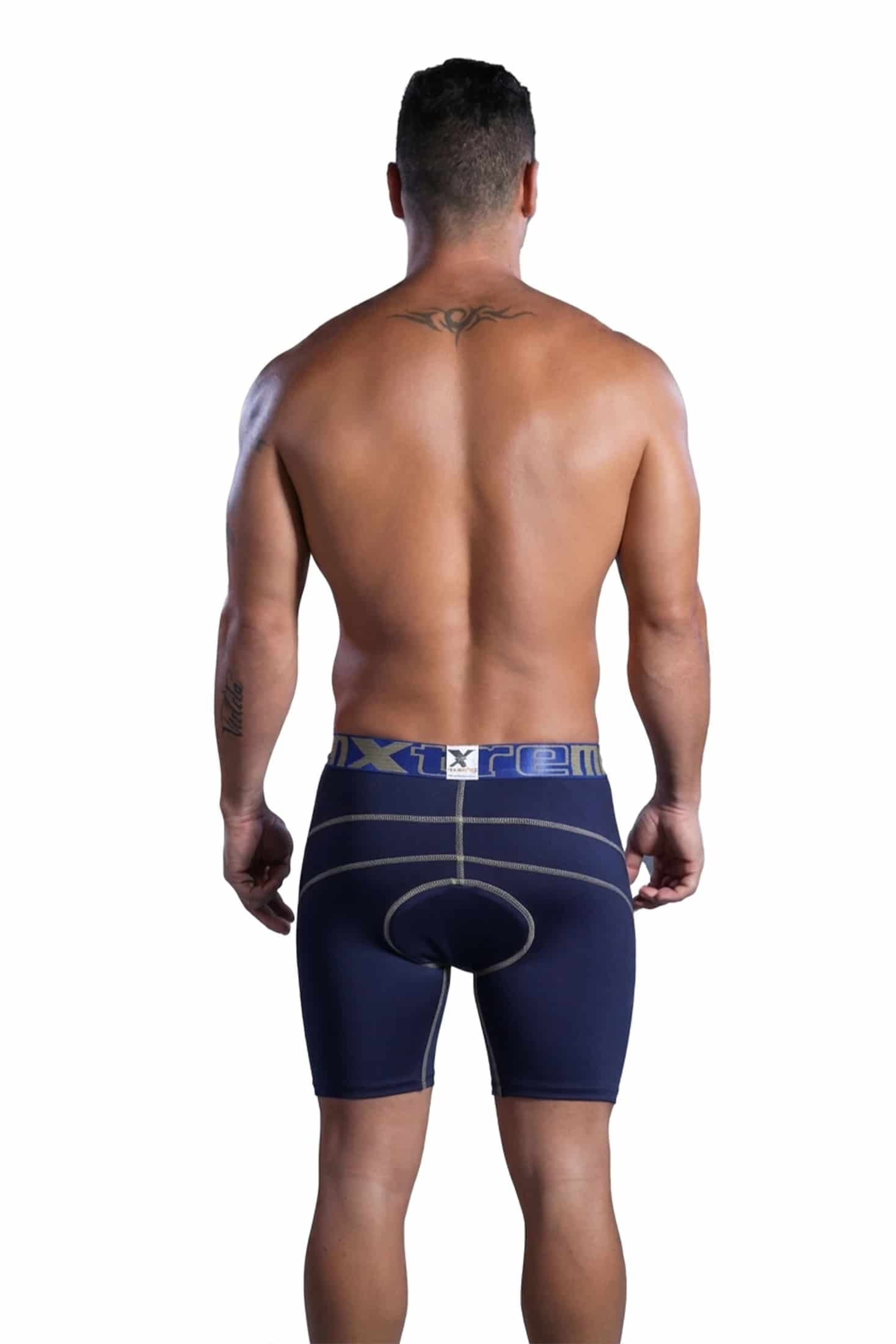 BOXER DEPORTIVO CON BADANA AZUL REY - miniatura 2