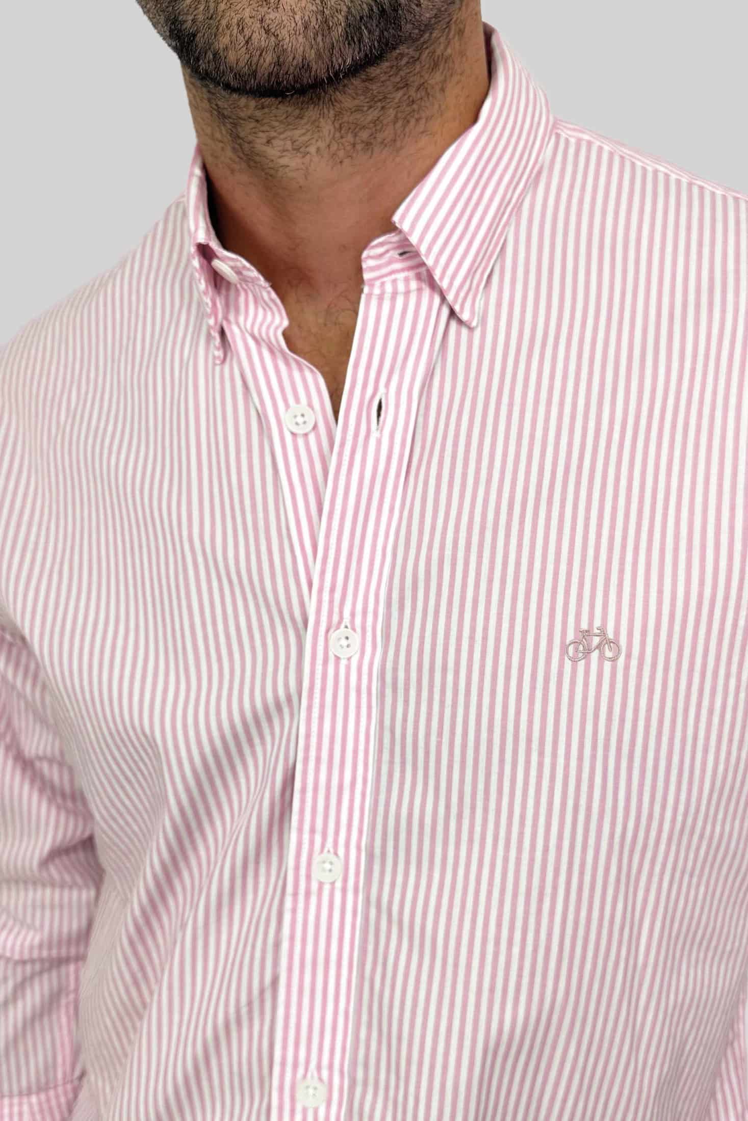 CAMISA BABY PINK LINES - miniatura 2