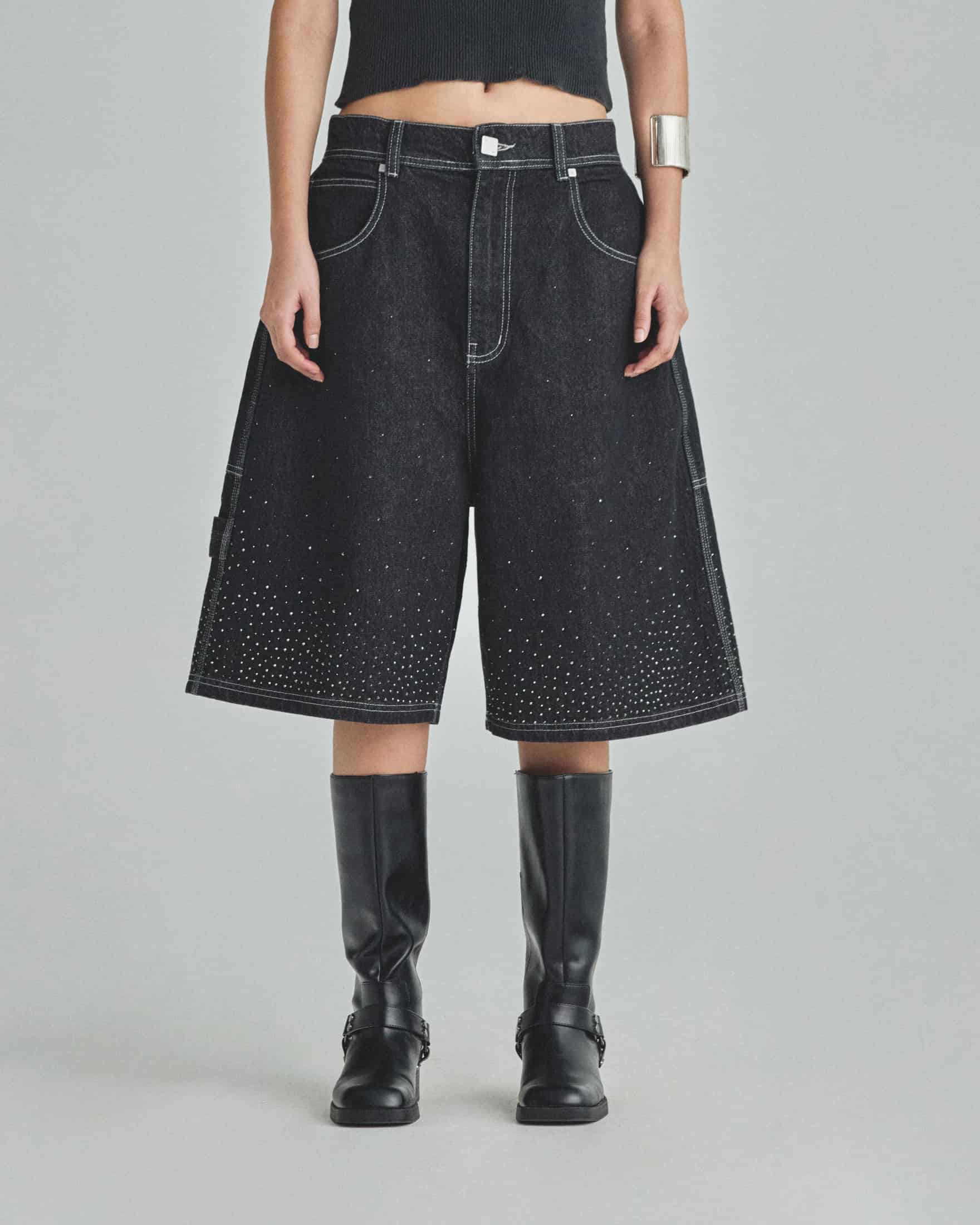 W Basics UNDRGLD Jorts Black - miniatura 2