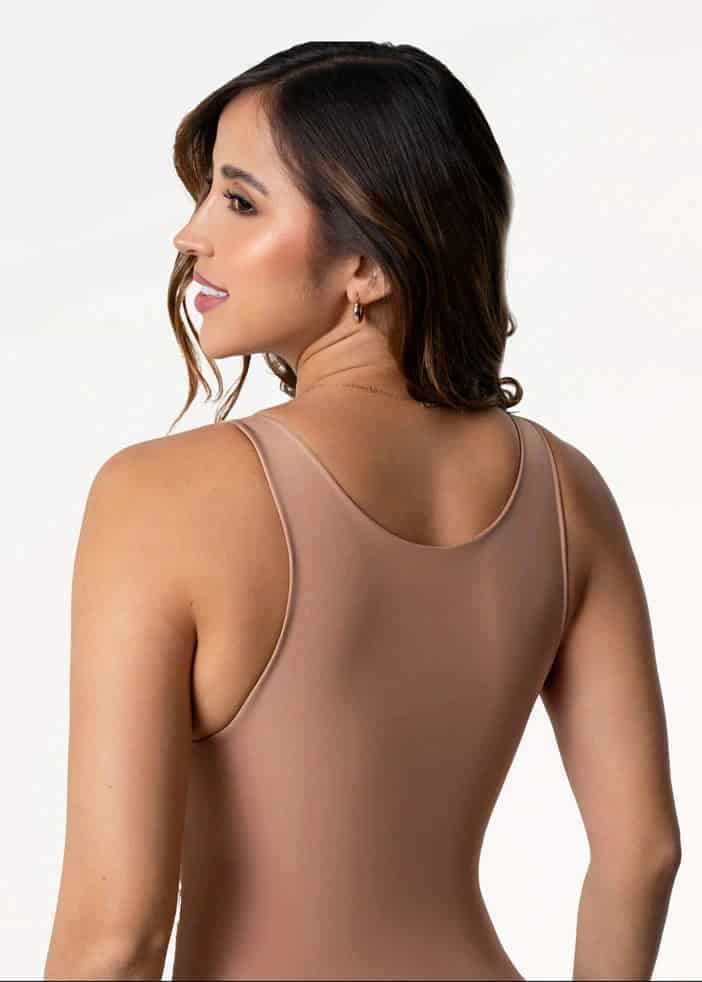 Body: Tiras gruesas, escote redondo, control de abdomen | Salome 5001 - miniatura 4