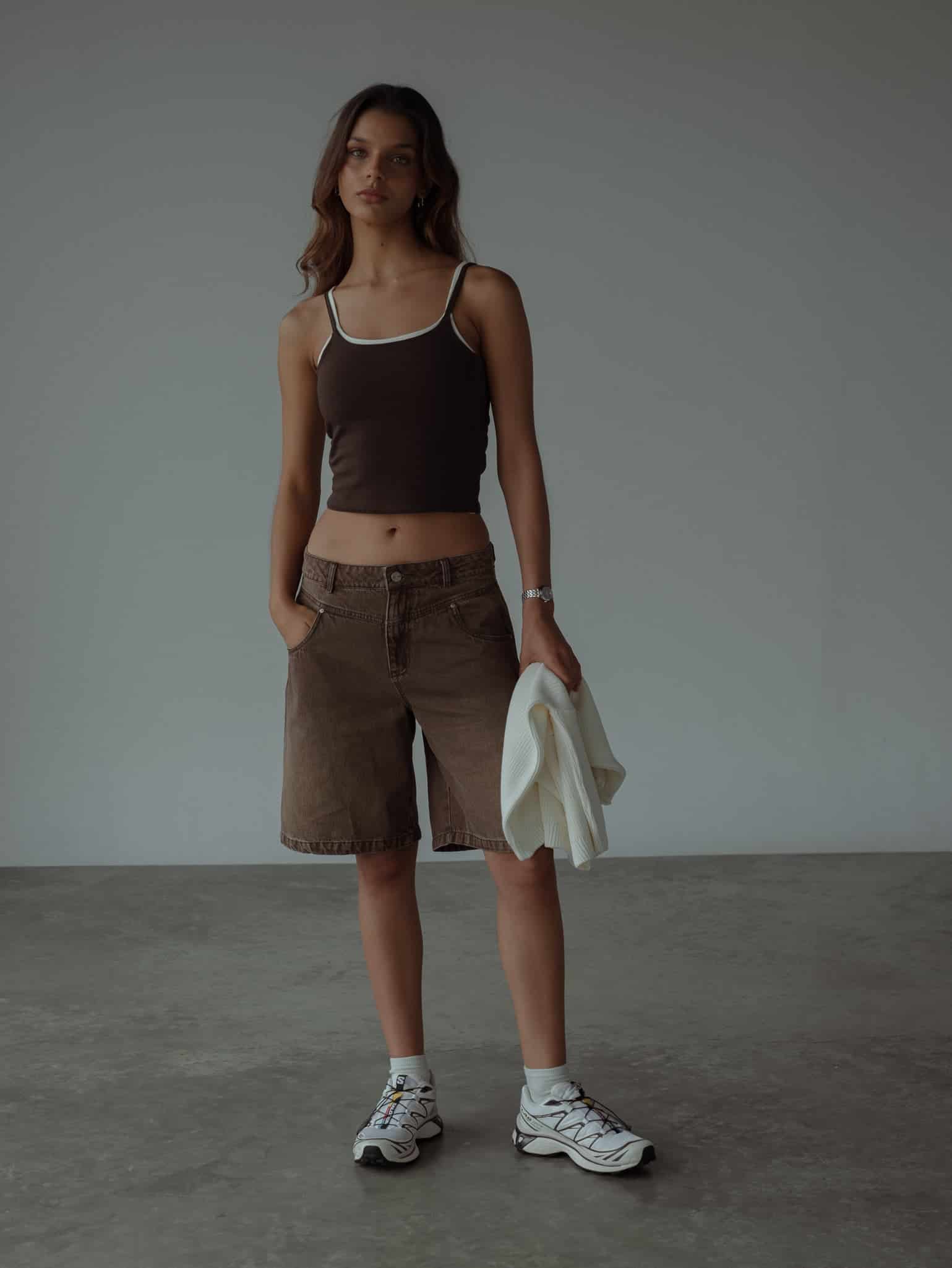 ESSENTIAL TANK TOP - ESPRESSO - miniatura 2