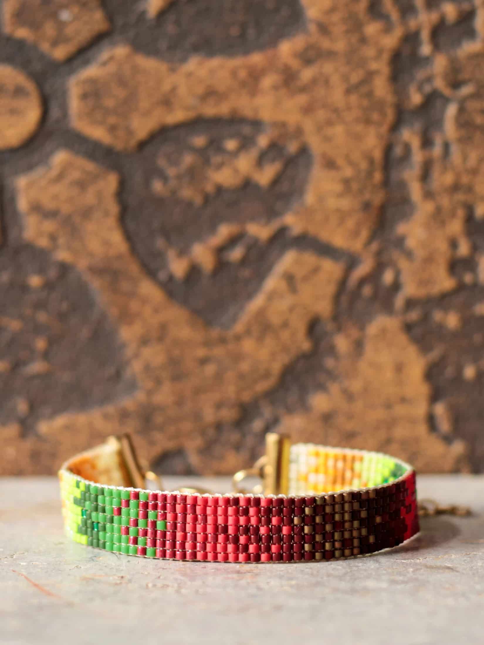 Brazalete Miyuki Wayuú 7 puntos - miniatura 3