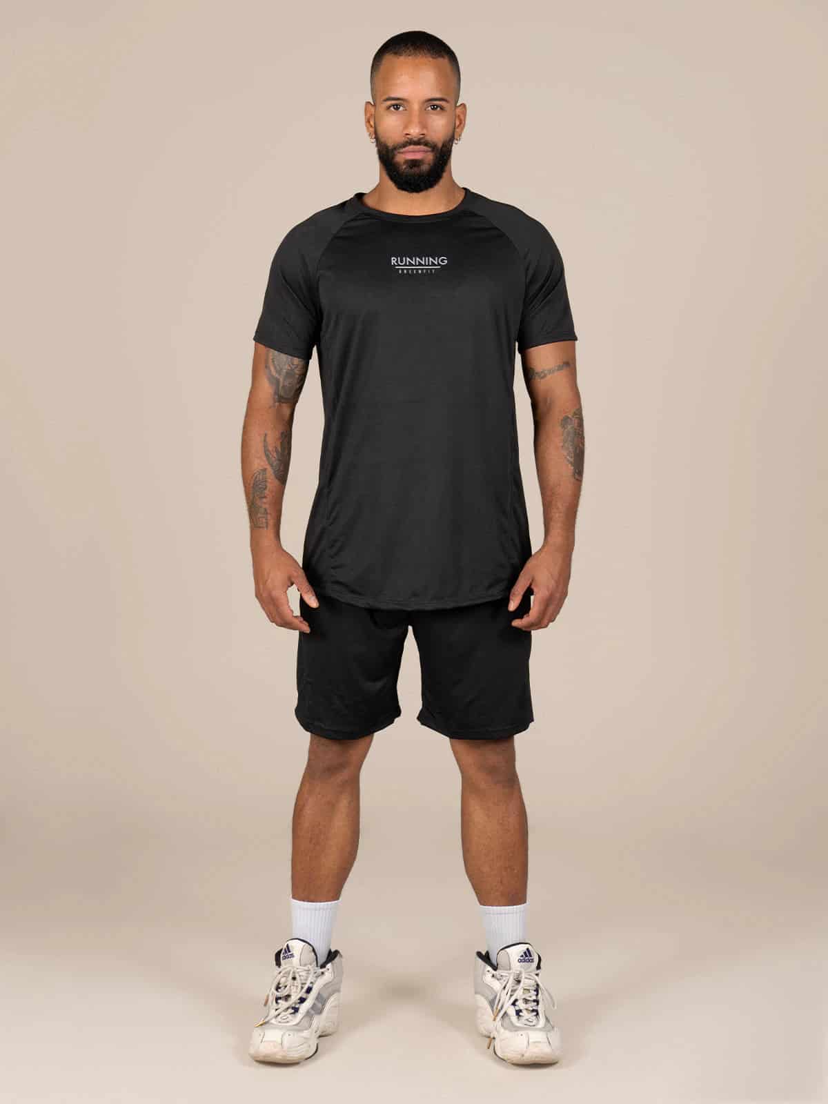 camiseta hombre active berlin negra - miniatura 3