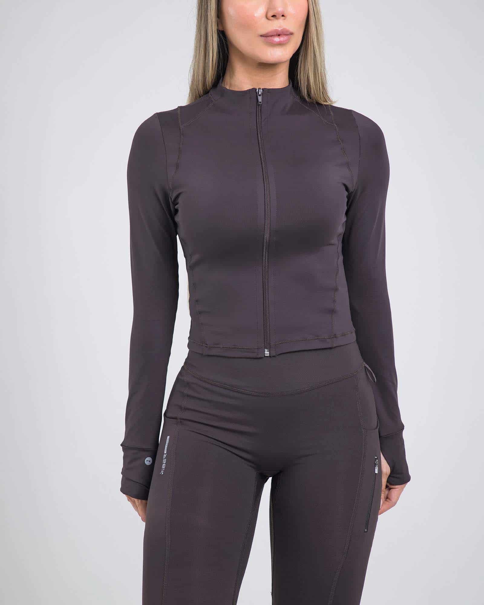Chaqueta sculpt edge chocolate walnut outdoor FIBER - miniatura 5