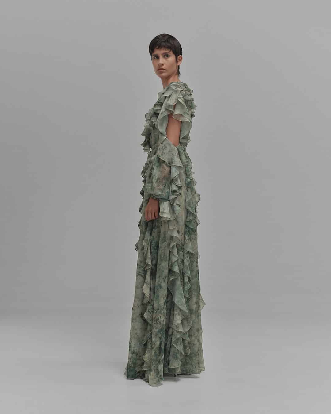 "PEONIA" MAXI DRESS - miniatura 6