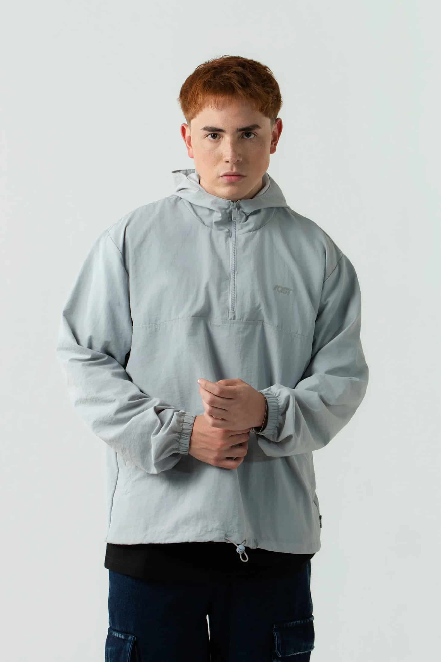 CHAQUETA ROMPEVIENTOS COLOR GRIS CLR - miniatura 2