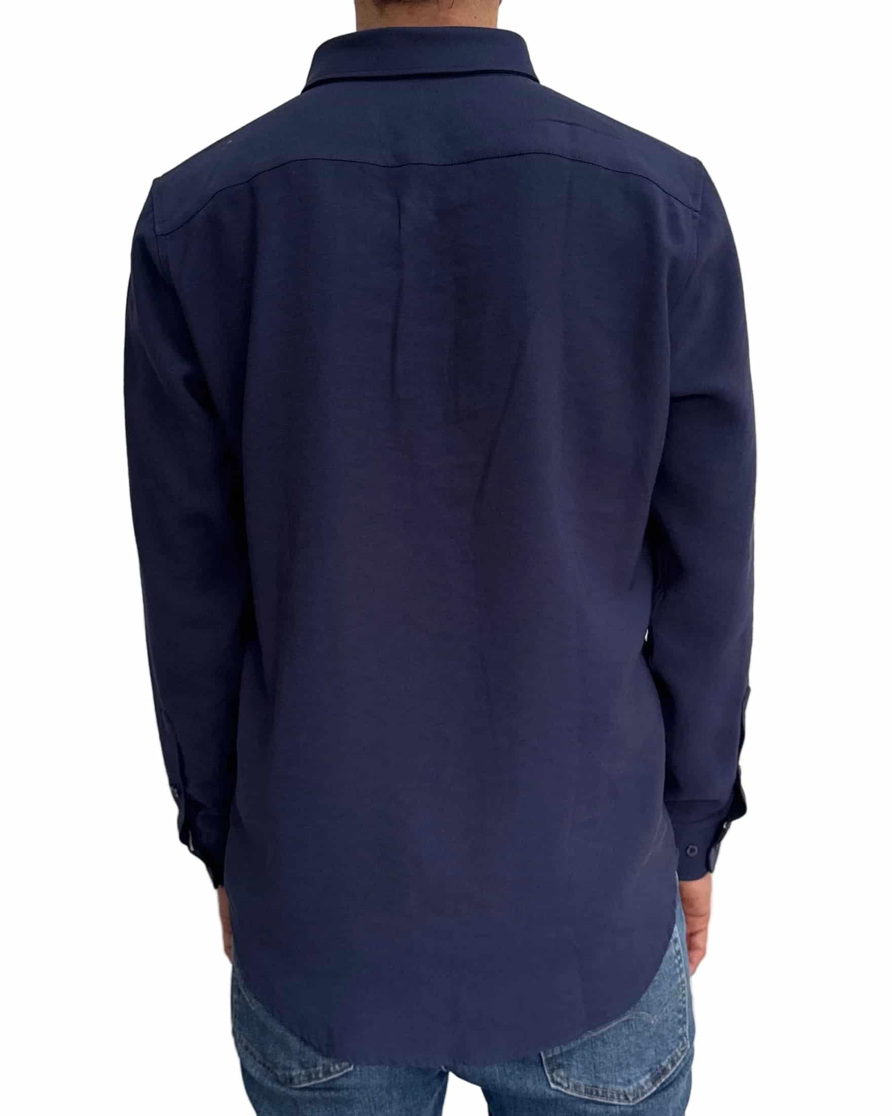 Camisa Navy en rayón - miniatura 4
