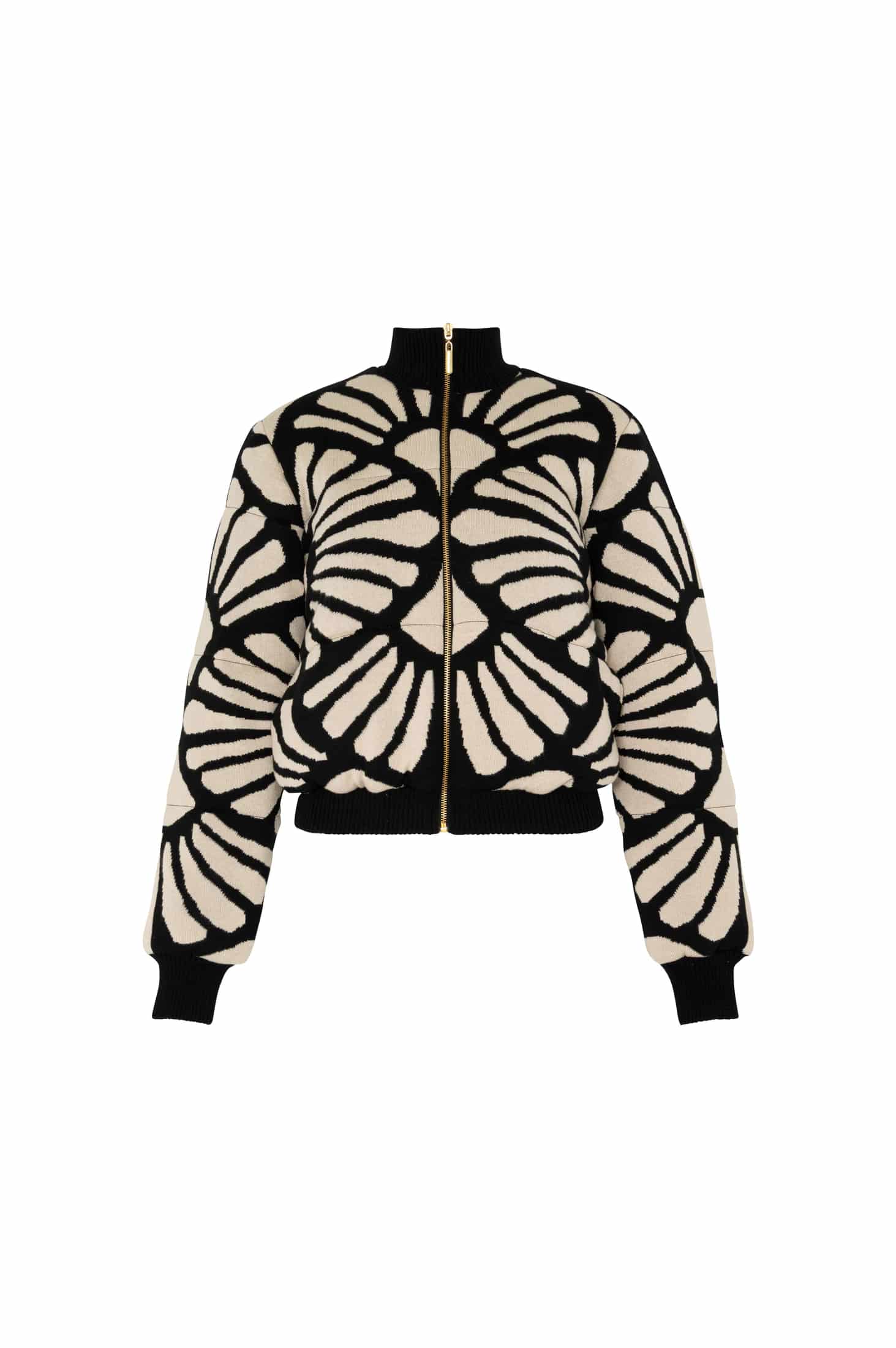 Bomber Jacket Venus Negro-Beige - miniatura 5