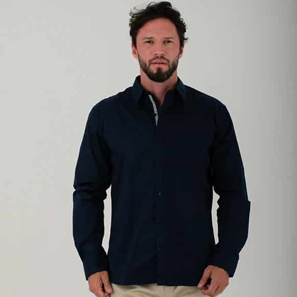 CAMISA ML 100% ALGODON HOMBRE - miniatura 1