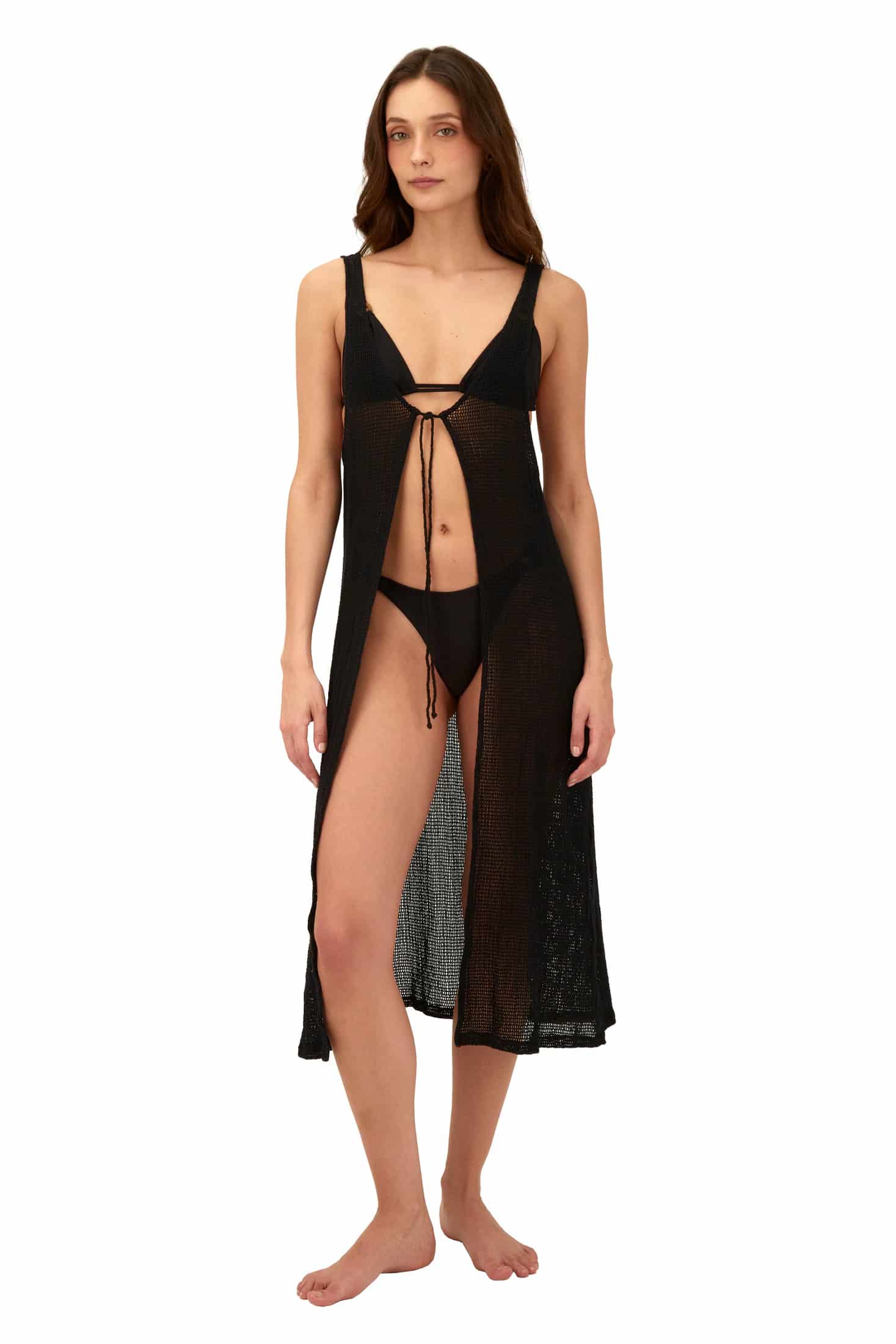 Black Malla Mar Sombra Dress - miniatura 1