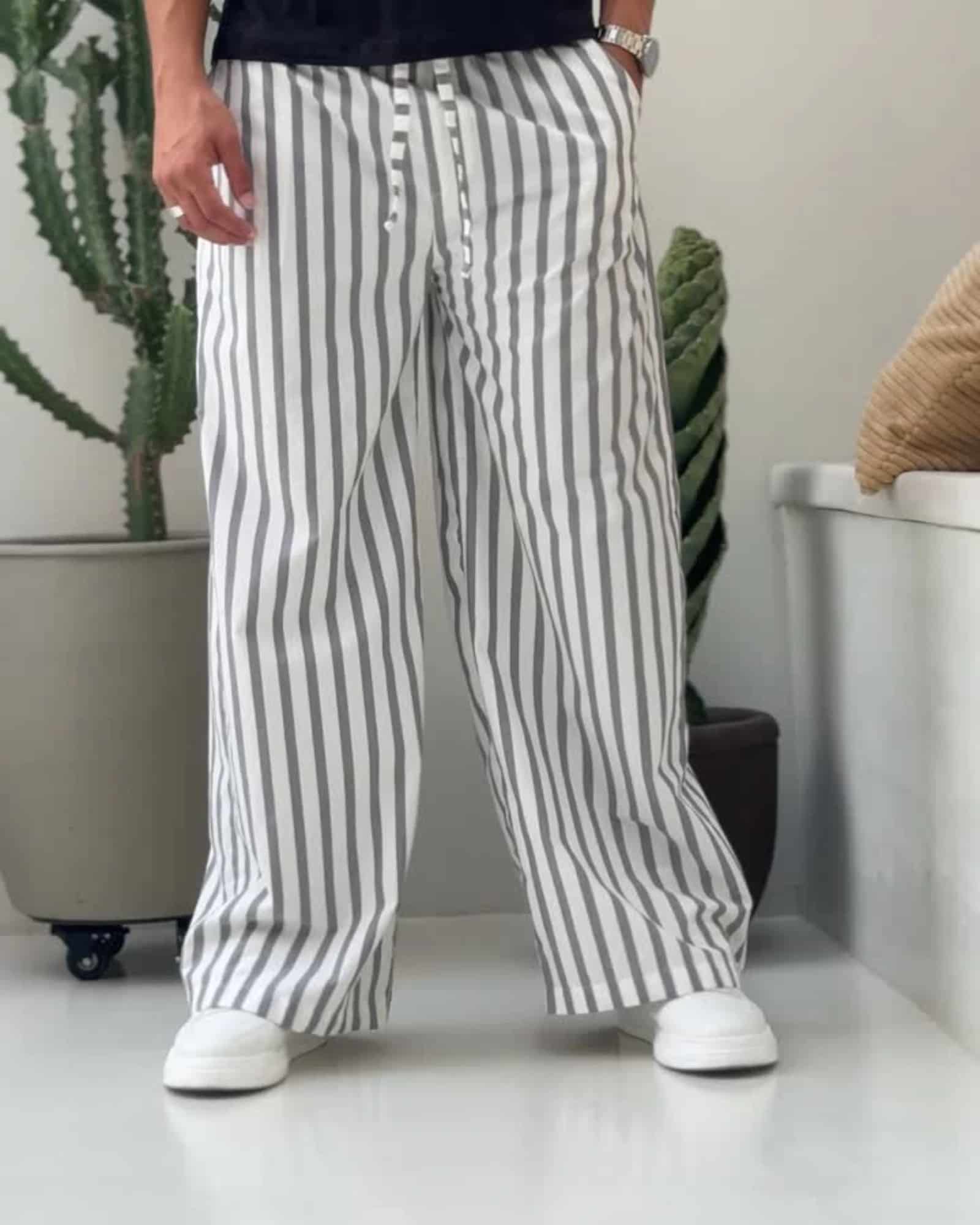 Pant bari grey lines - miniatura 3
