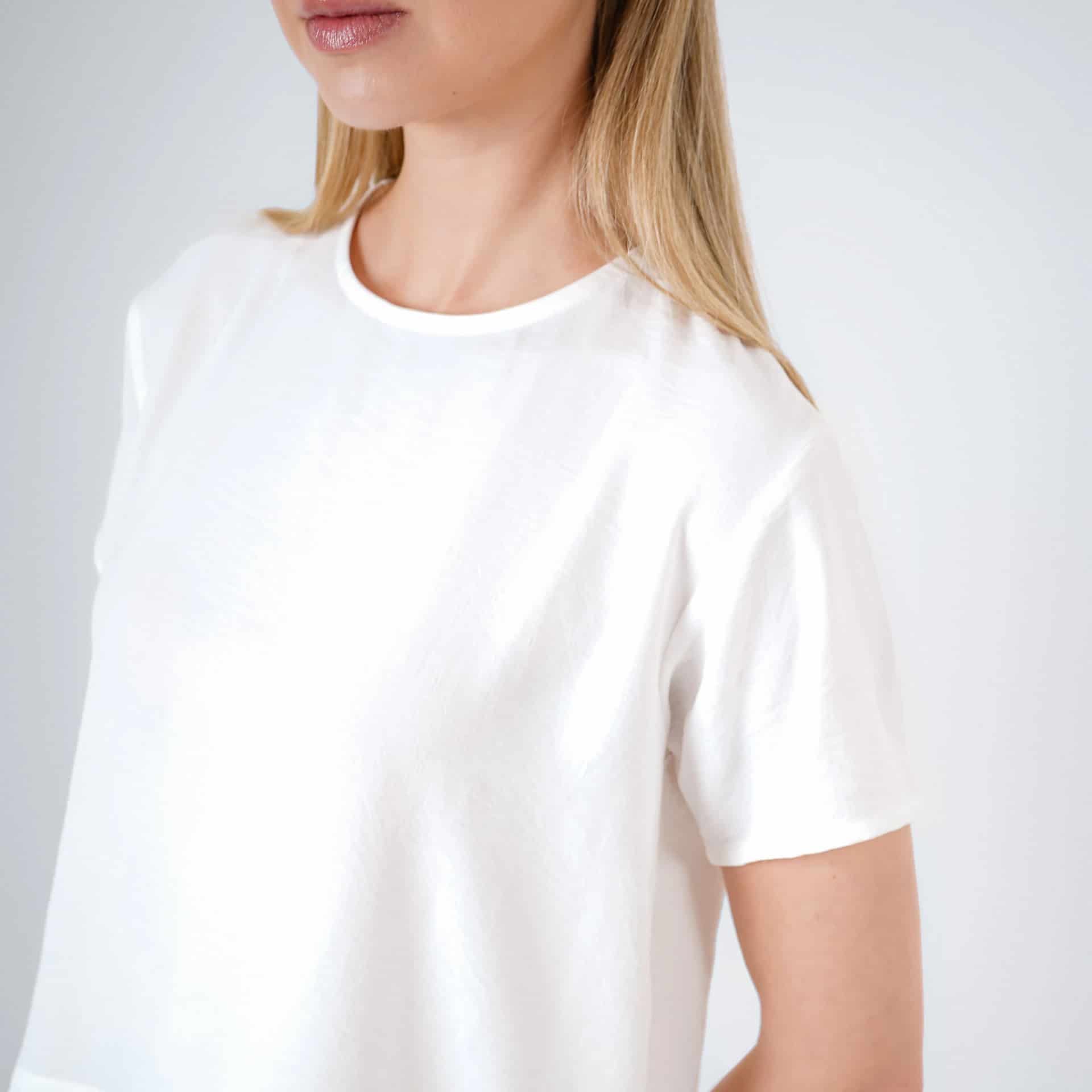 Blusa Cuello Redondo Manga Corta - miniatura 4