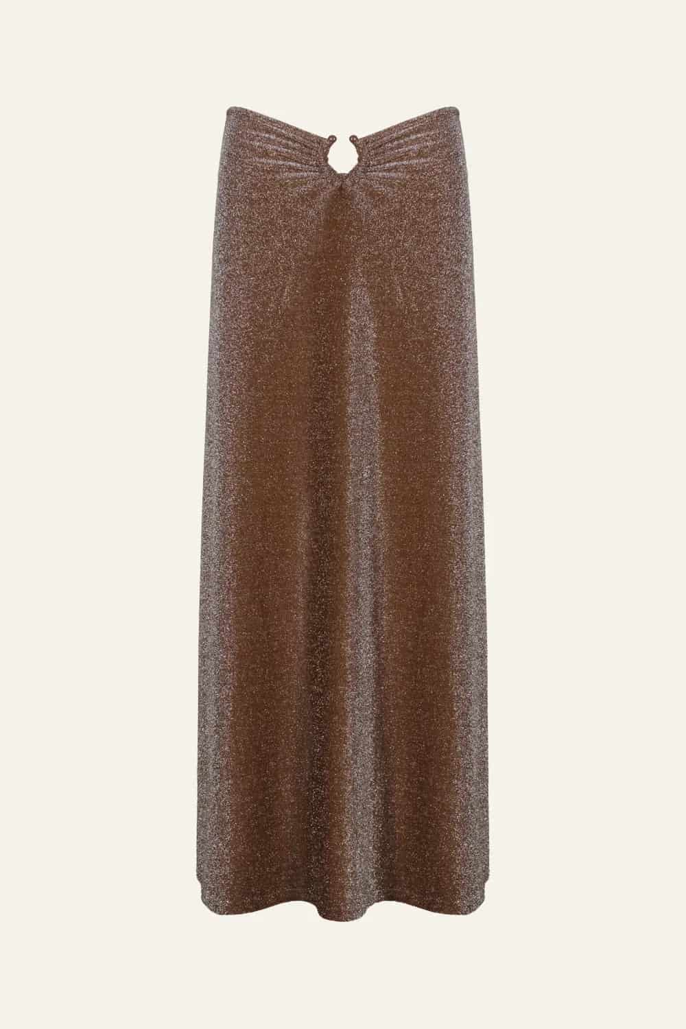 Rainstorm Skirt in Chocolate - miniatura 1