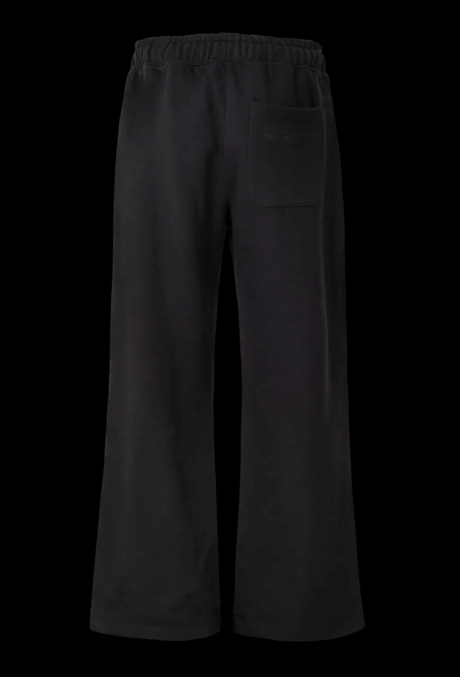 POLIZIA BLACK FLARED SWEATPANTS - miniatura 7