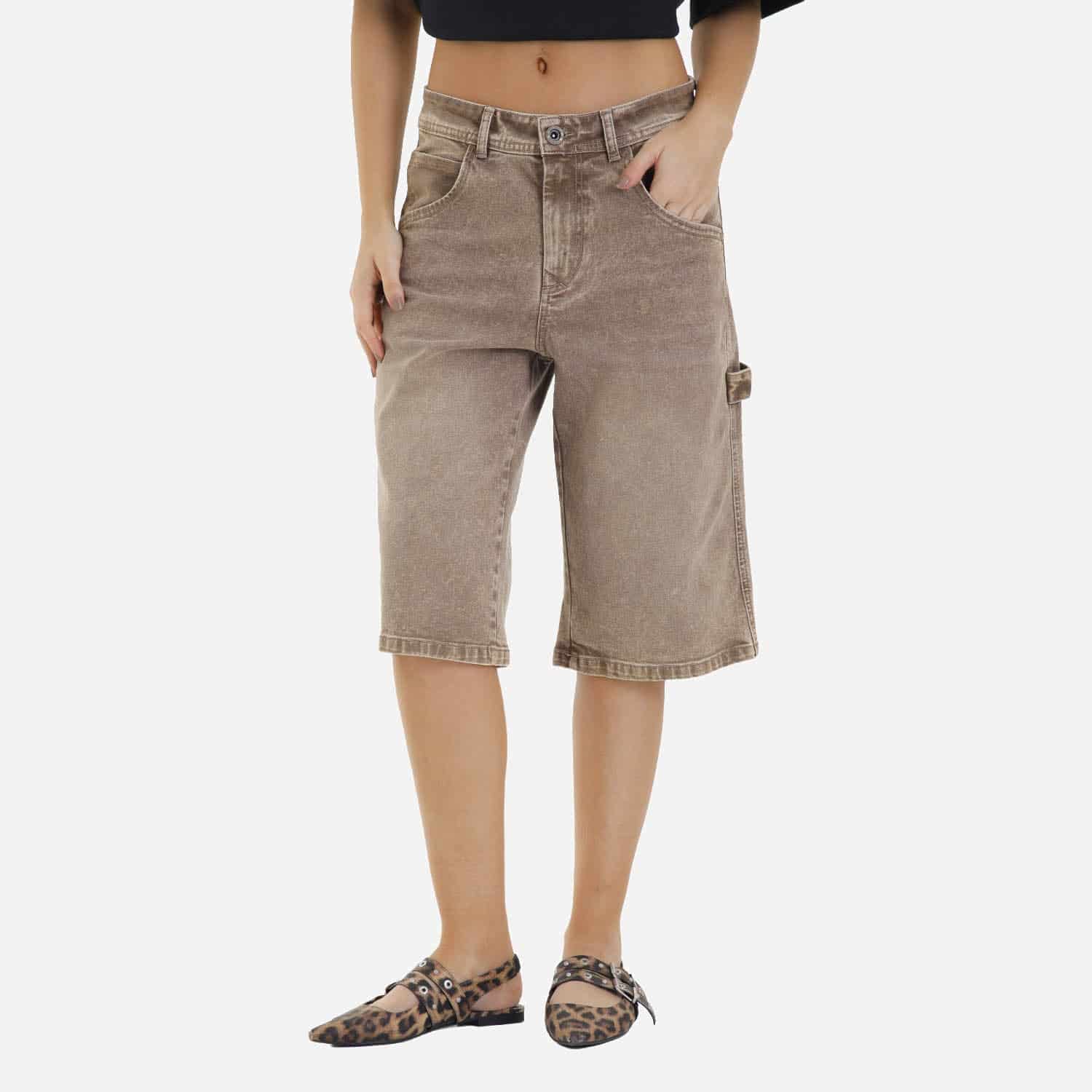 Classic Fit Jort Mocca - miniatura 4