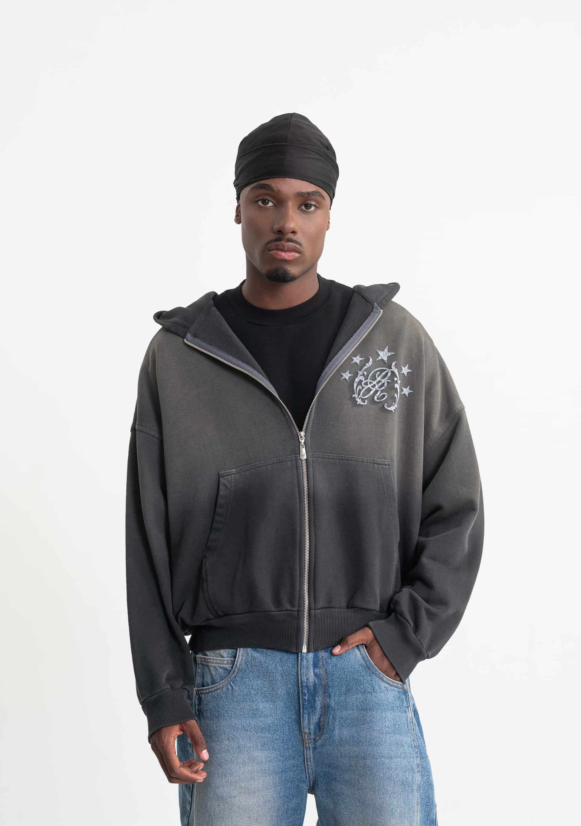 Rustic zipper hoodie - miniatura 2