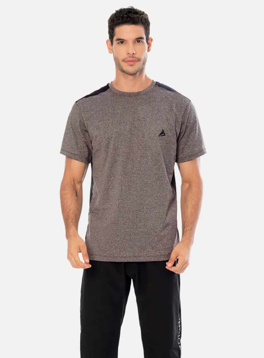 CAMISETA DEPORTIVA CON CORTES EN CONTRASTE PRECIO ESPECIAL - miniatura 2