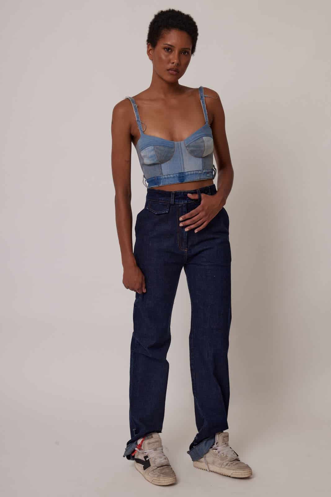 Upcycled Bustier - miniatura 2