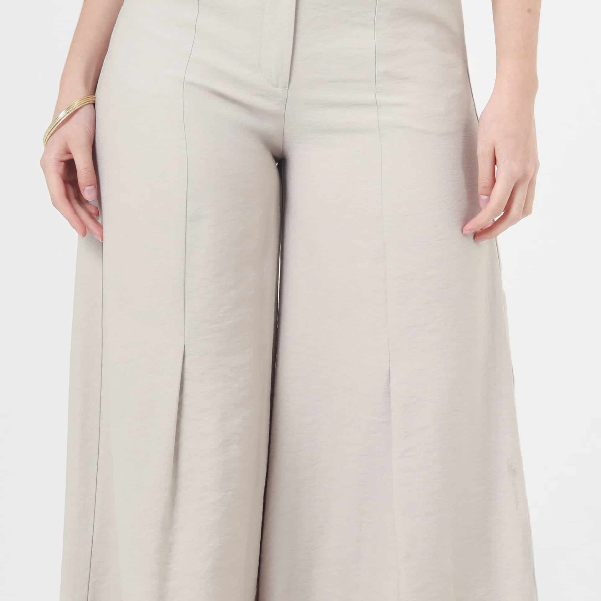 Pantalon Tiro Alto Bota Palazzo - miniatura 5