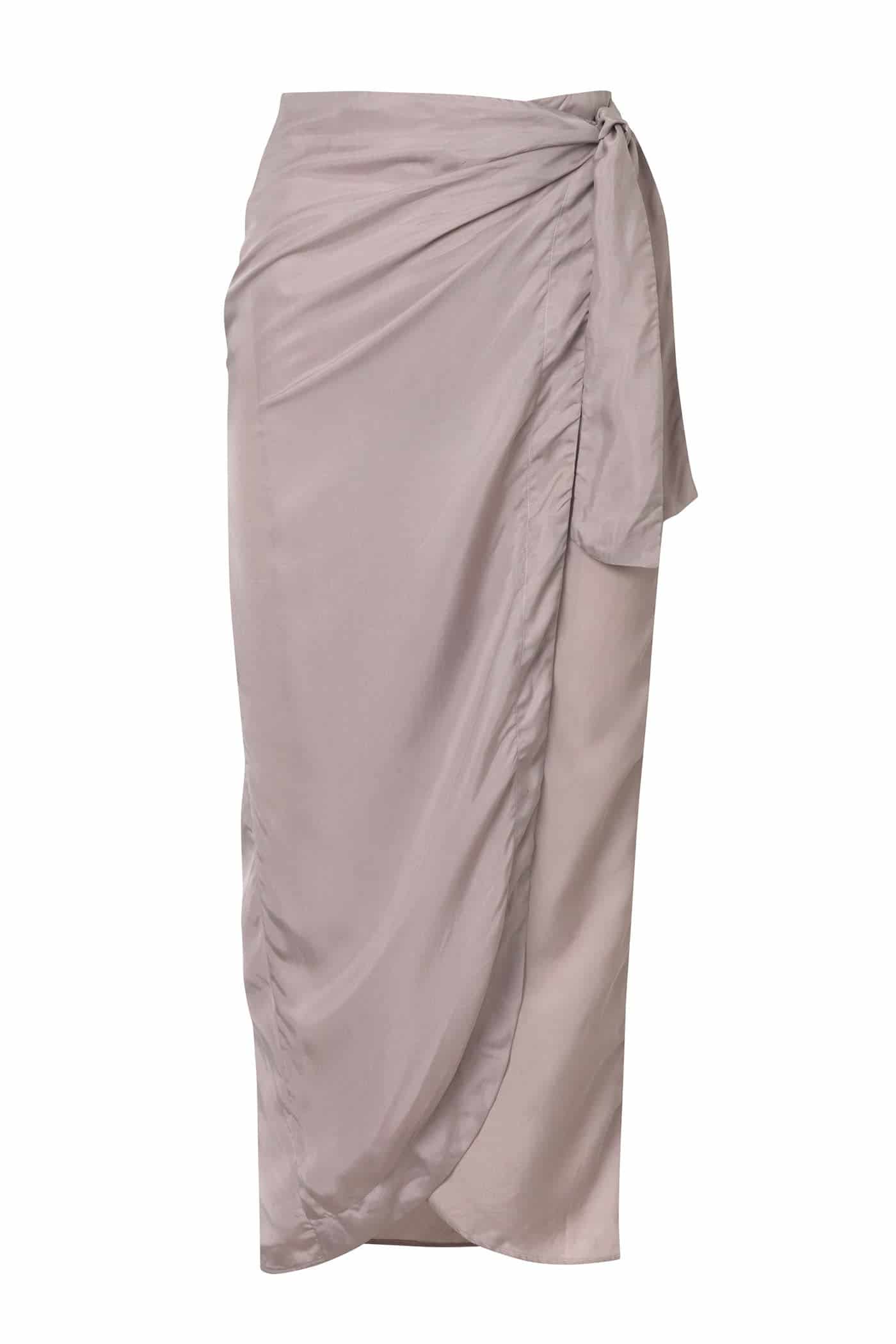 The Cupro Wrap Skirt - miniatura 9