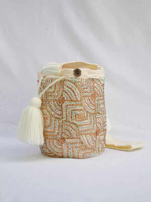 Mochila Diseño En Pedrería Medianas - miniatura 2