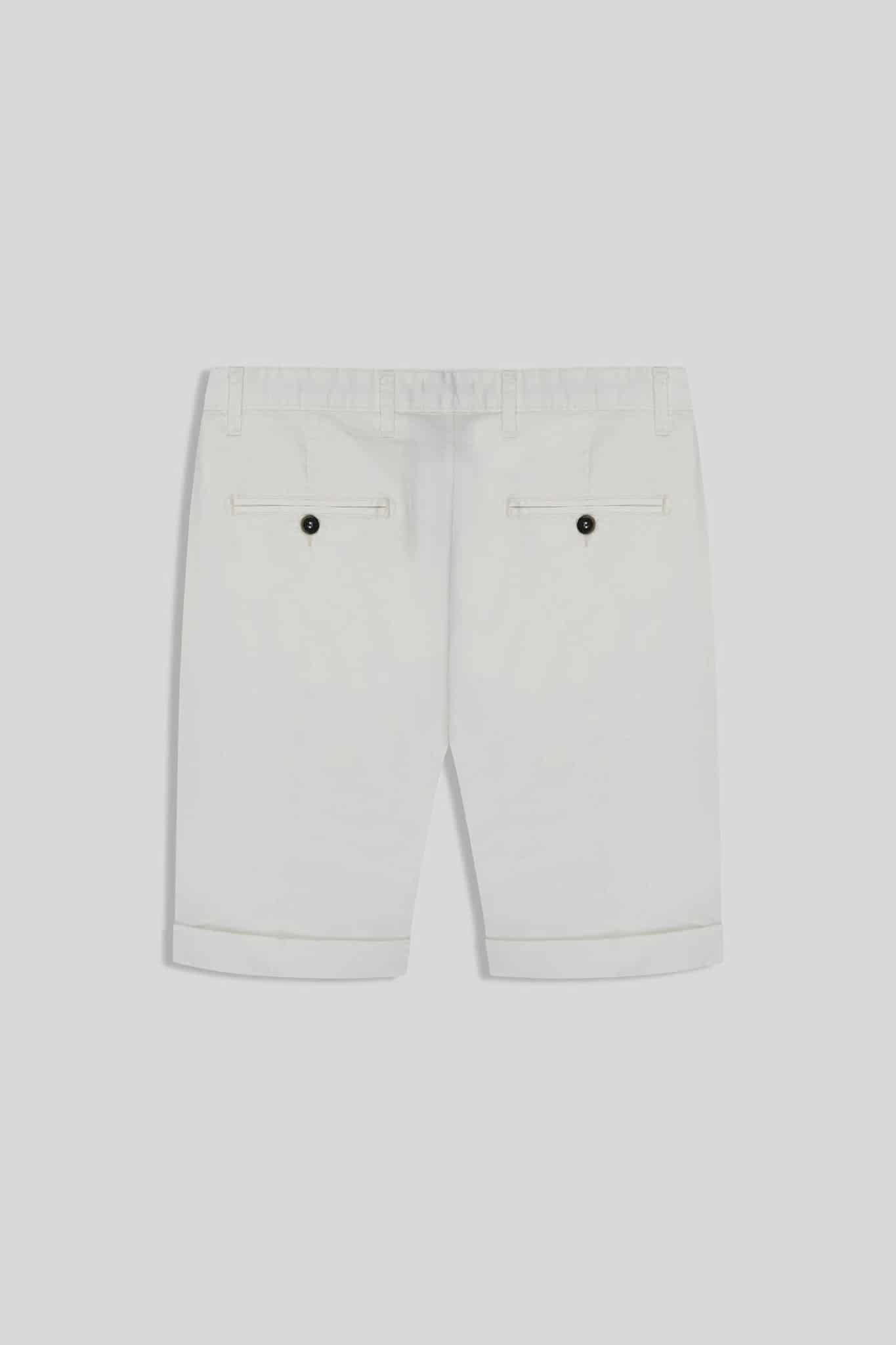 Men's cotton bermuda white new siena - miniatura 2