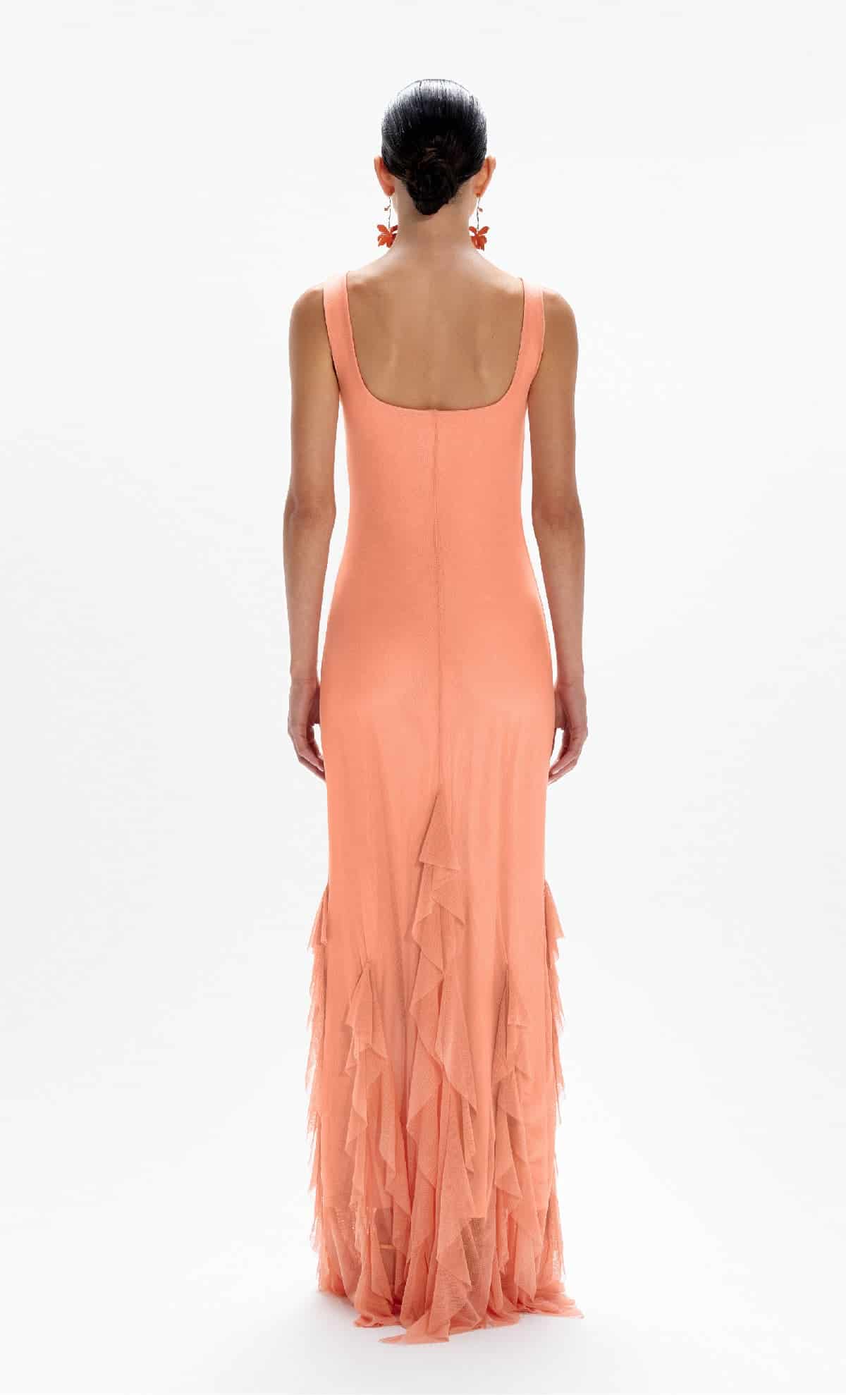 Vestido largo Radiant Peach - miniatura 4