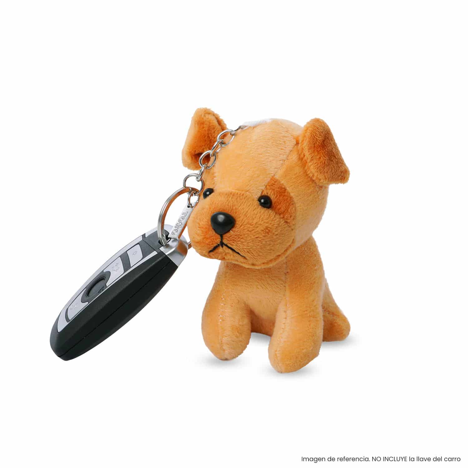Llavero de Peluche Doggy color Café - miniatura 4