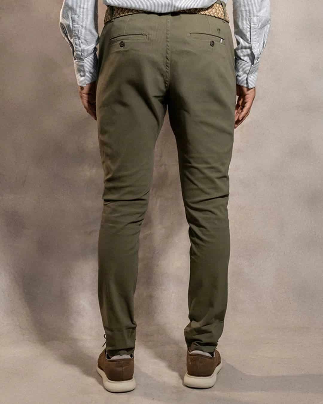 Pantalon Elastico Verde Claro - miniatura 4
