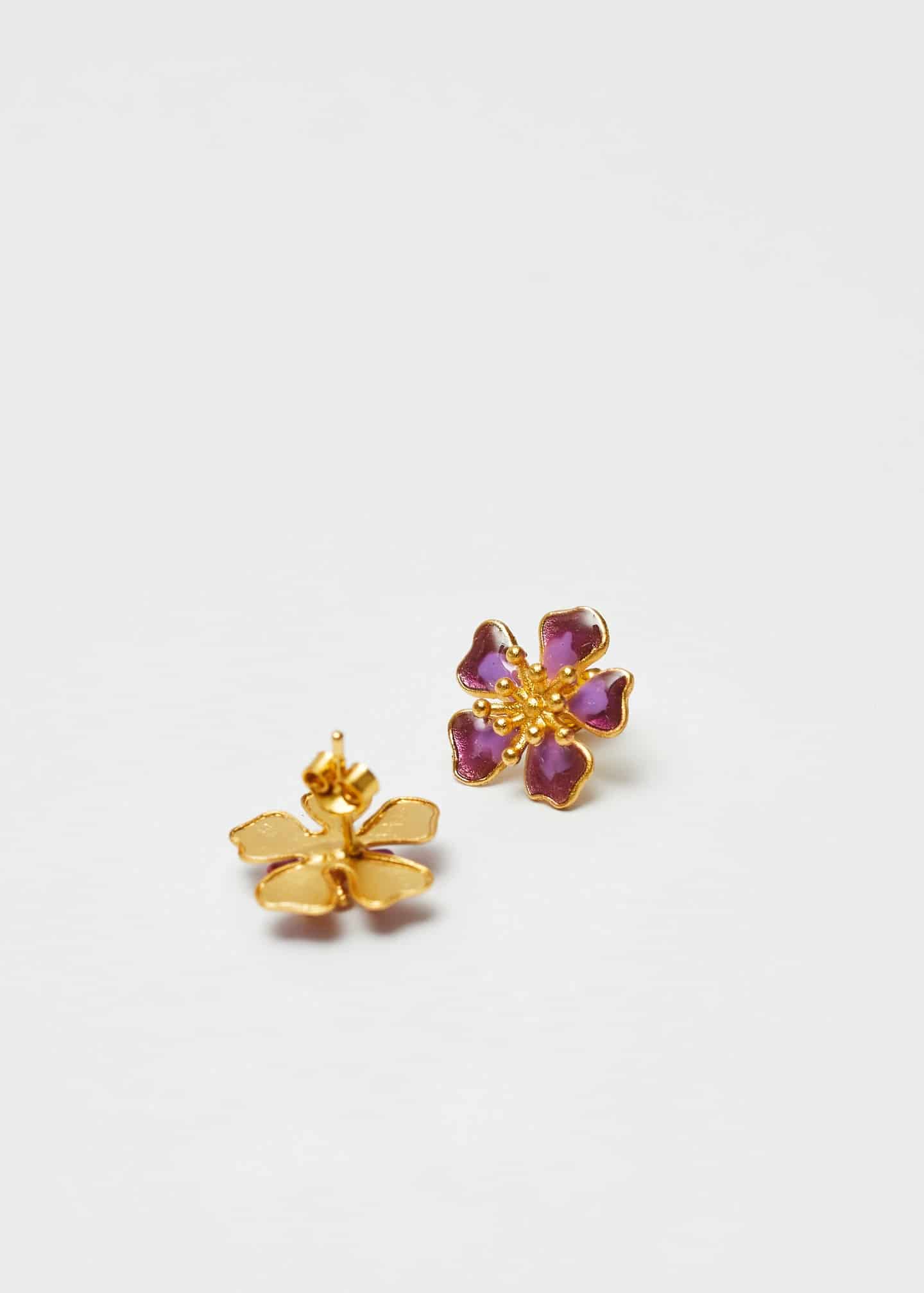 Aretes Aurora mini Ultravioleta - miniatura 3