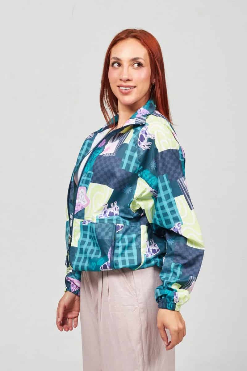 Chaqueta Rompevientos Verde Ensueños - miniatura 5