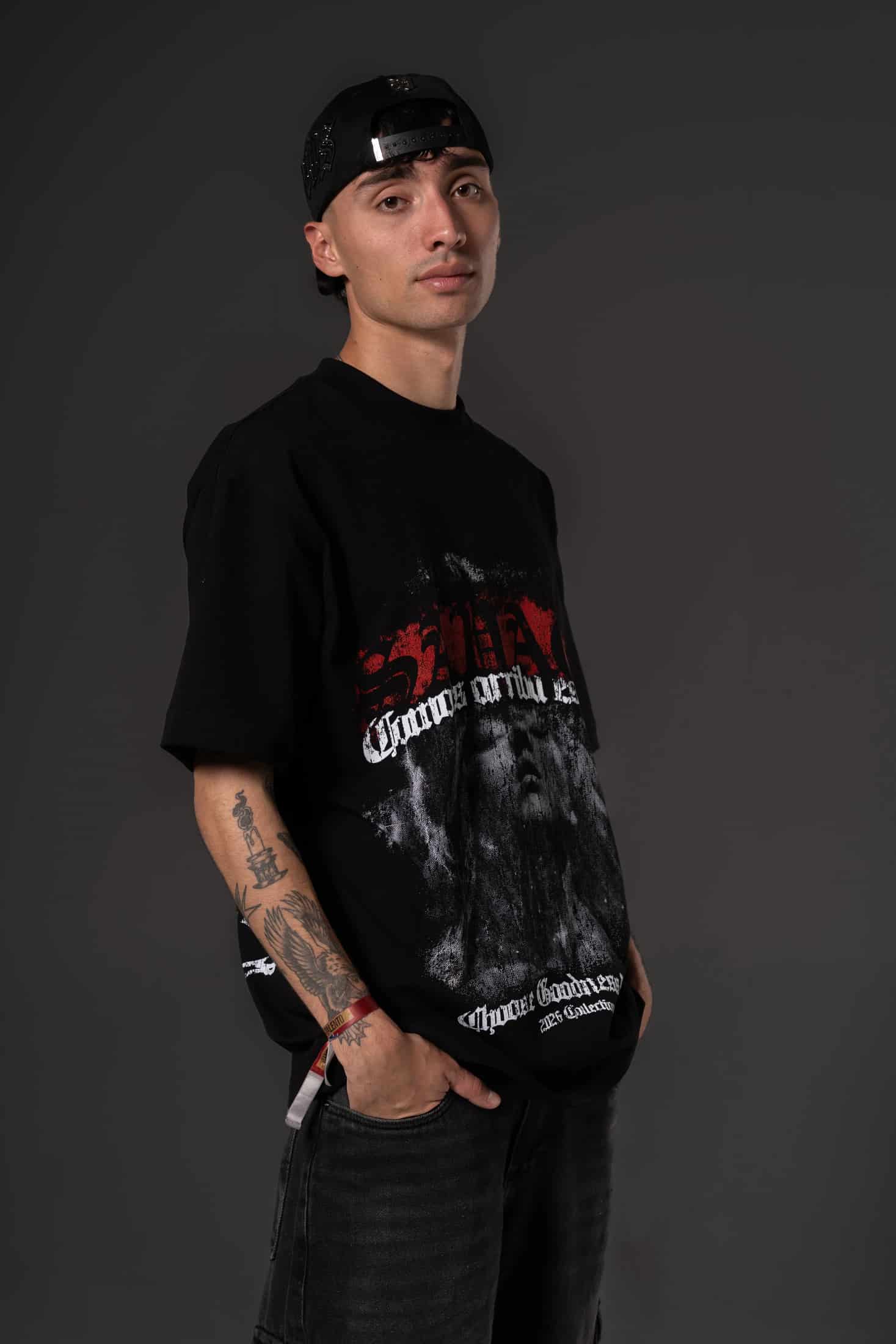 Camiseta Oversize Good heart  savage  250 gramos 14646 - miniatura 4