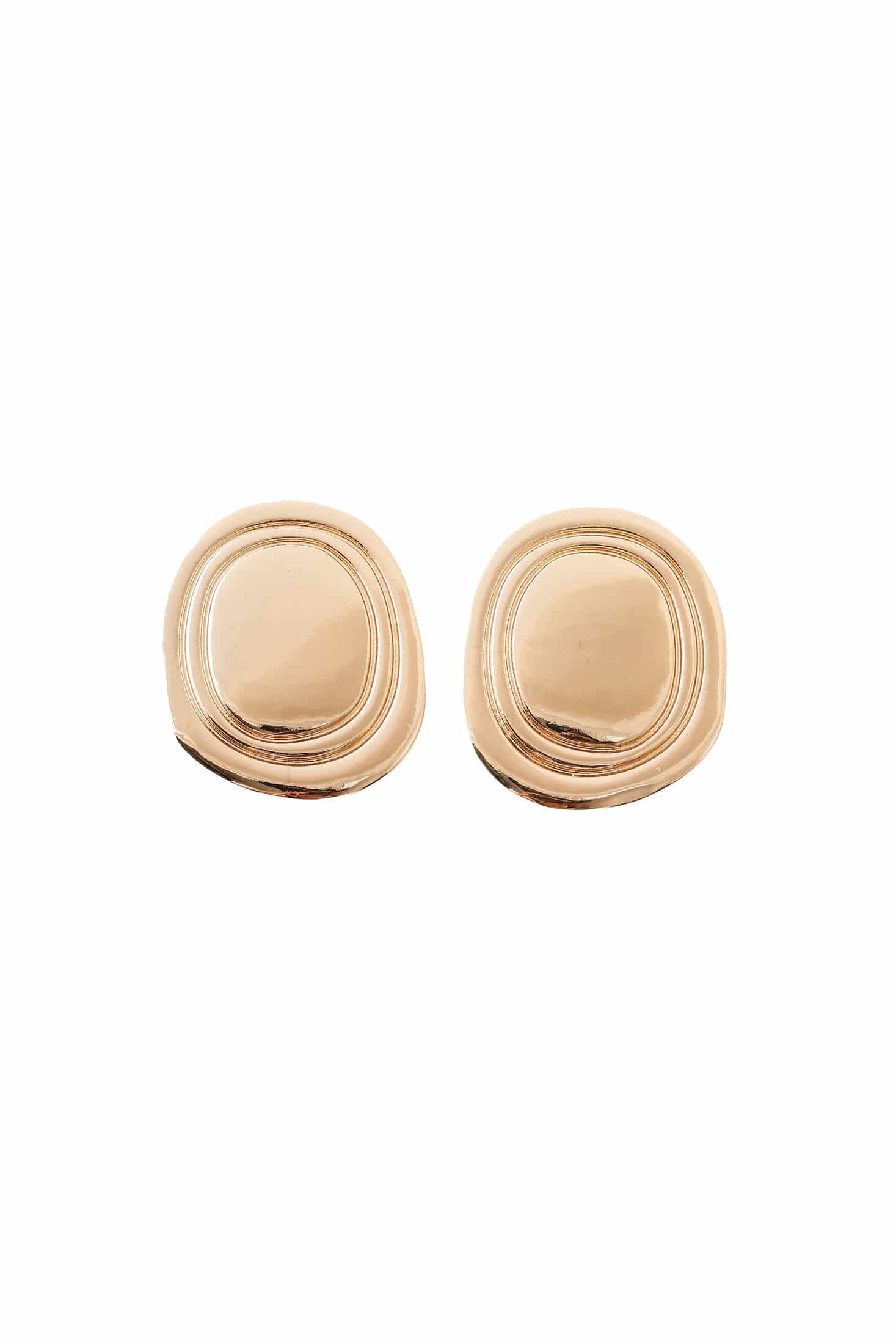 GOLD CIRCLE EARRINGS - miniatura 1
