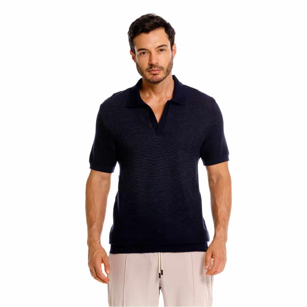 CAMISETA POLO MENDOZA AZUL - miniatura 2
