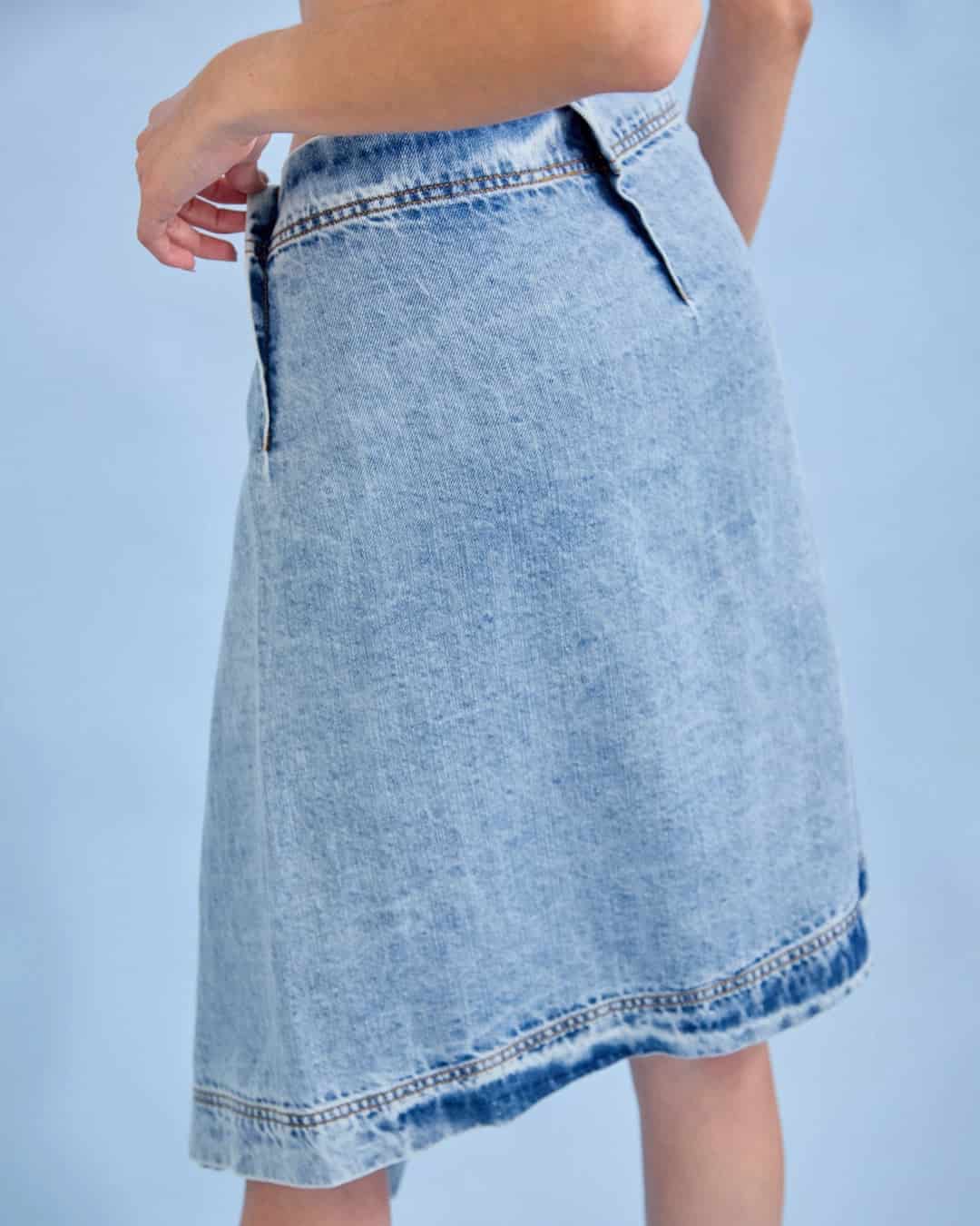 Falda CANELÓN AZUL FROSTED - miniatura 9