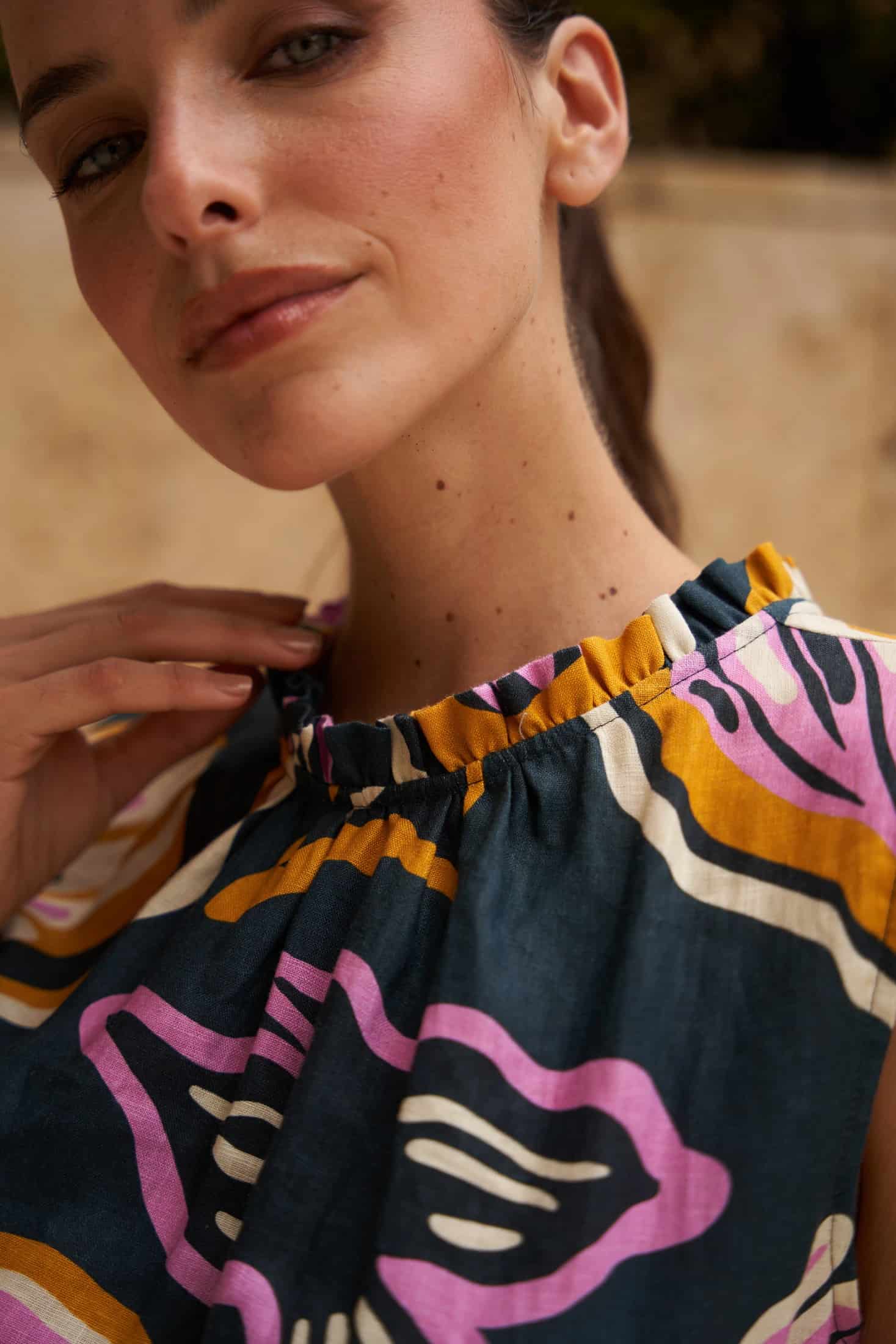 Vestido Santorini Morado - miniatura 3