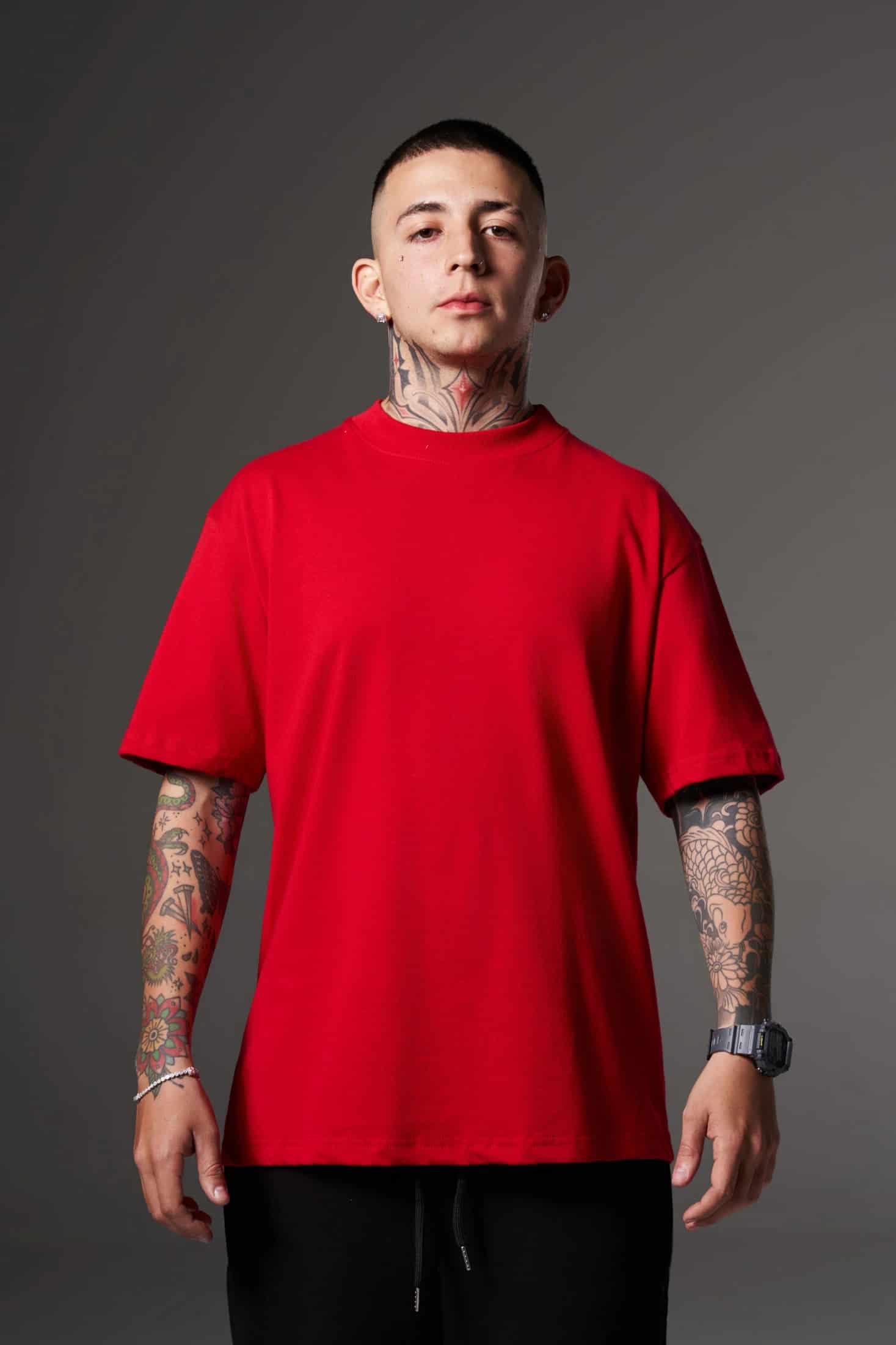 BLANK ROJO  250 GSM 100% ALGODON - miniatura 1