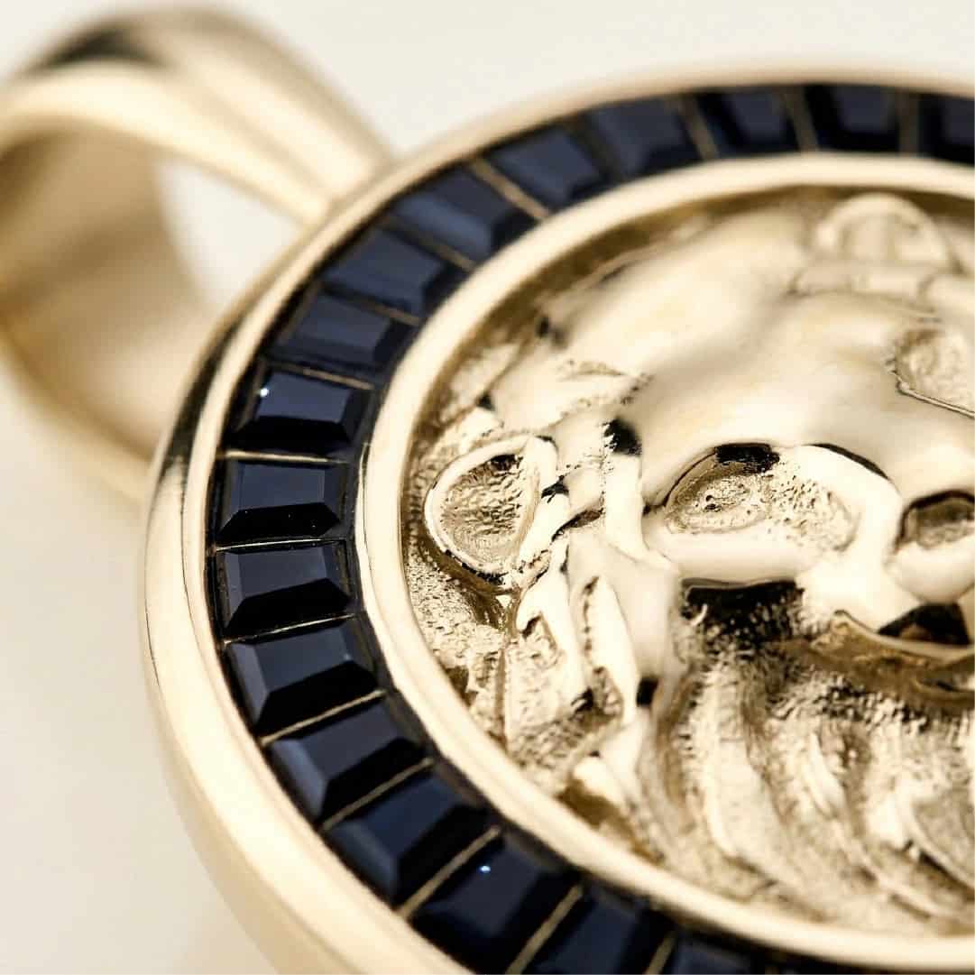 Medalla León Gemas Negras - miniatura 3