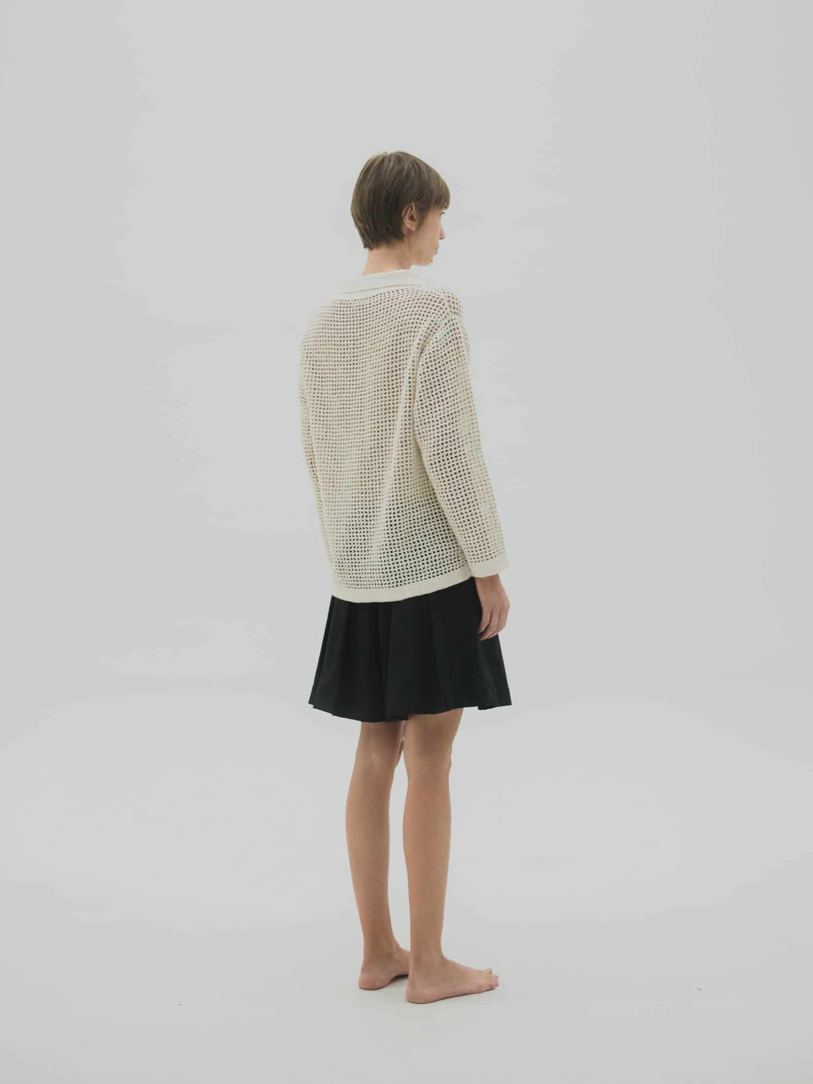 Camisa tejida en crochet Mujer - miniatura 2