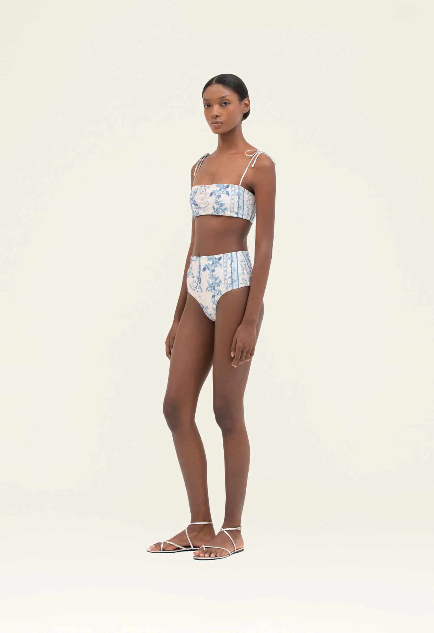 Magenta Bougainvillea Bikini Bottom - miniatura 1