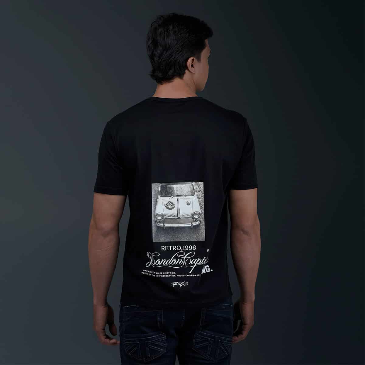 Camiseta Regular Negra - miniatura 2