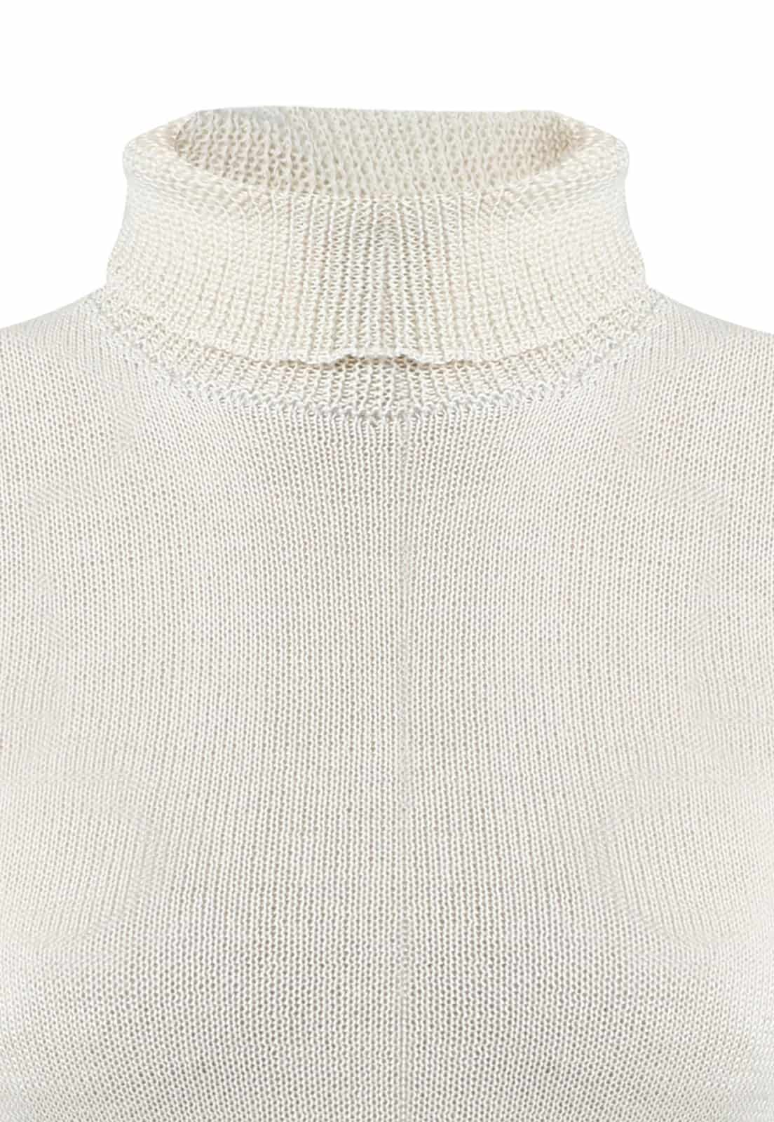 BABY ALPACA SILK KNITTED TURTLENECK SWEATER - miniatura 18