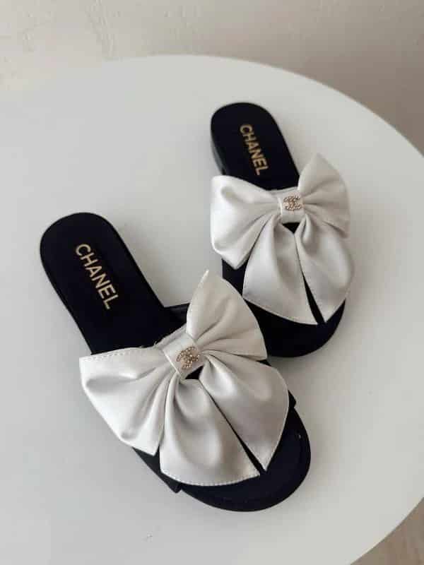 SANDALIA CHANEL MONO BLANCO - miniatura 6