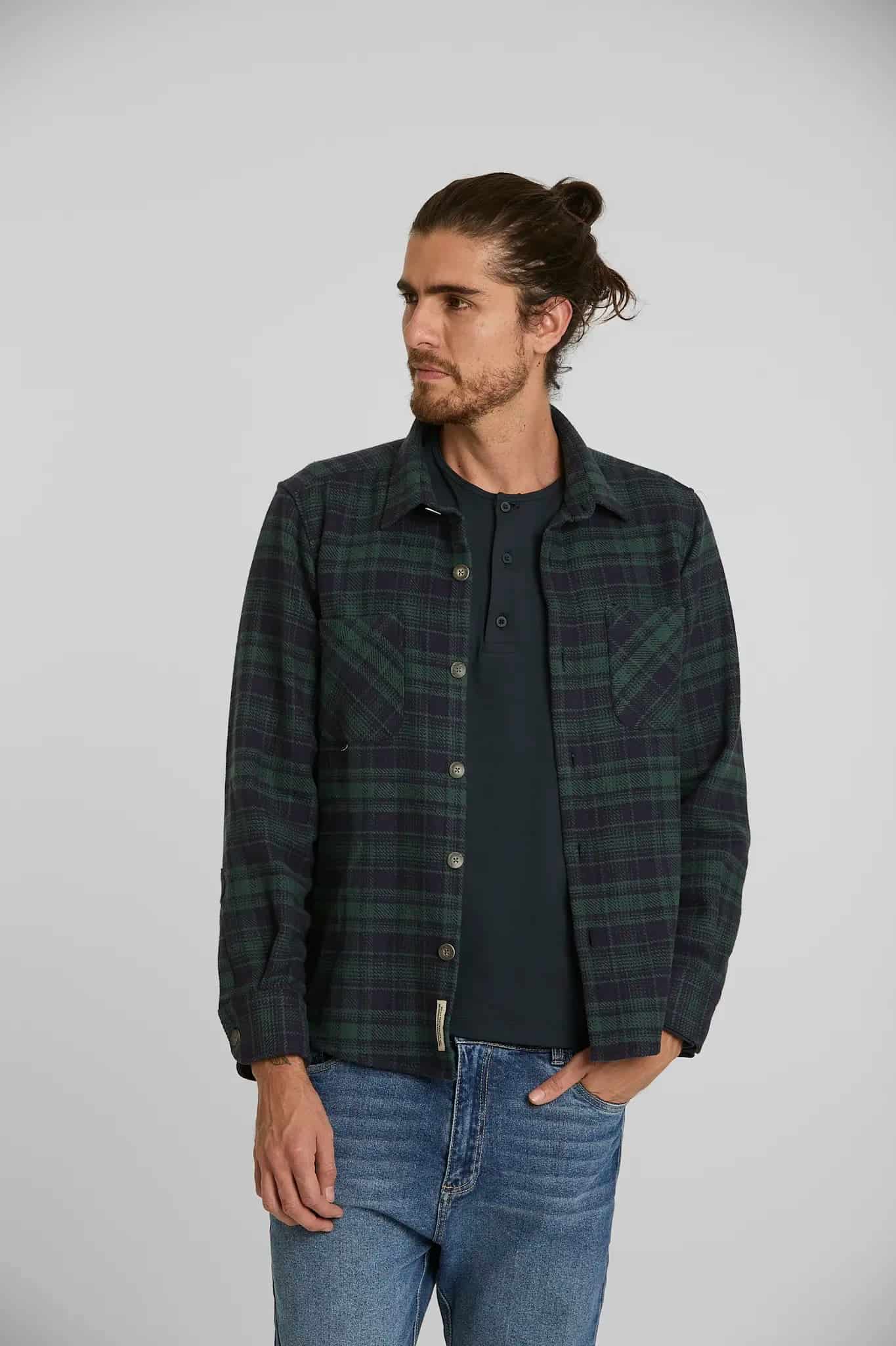 Sobrecamisa Cuadros Verde - miniatura 7