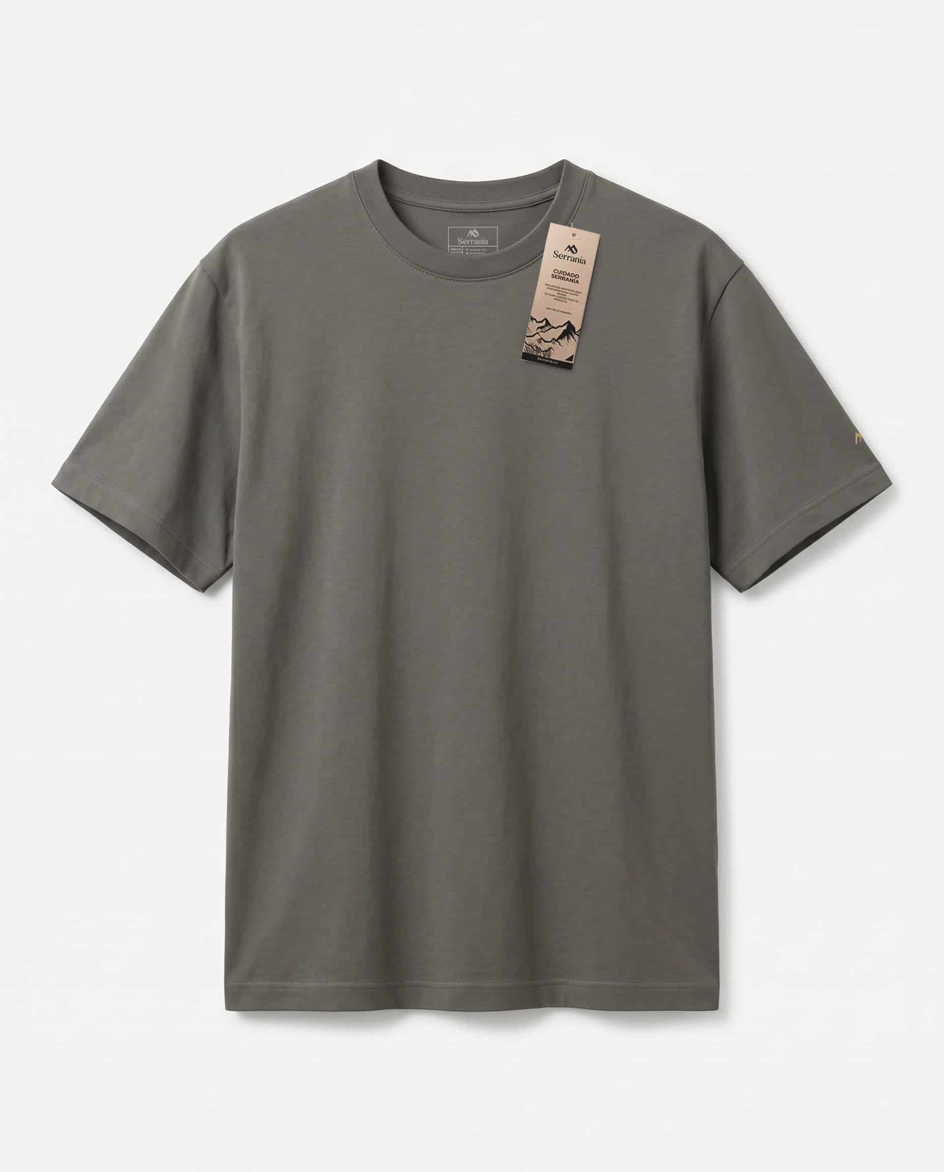 Set 3 Camisetas Slim Fit: Gris Oscuro + Neblina + Blanca - miniatura 3