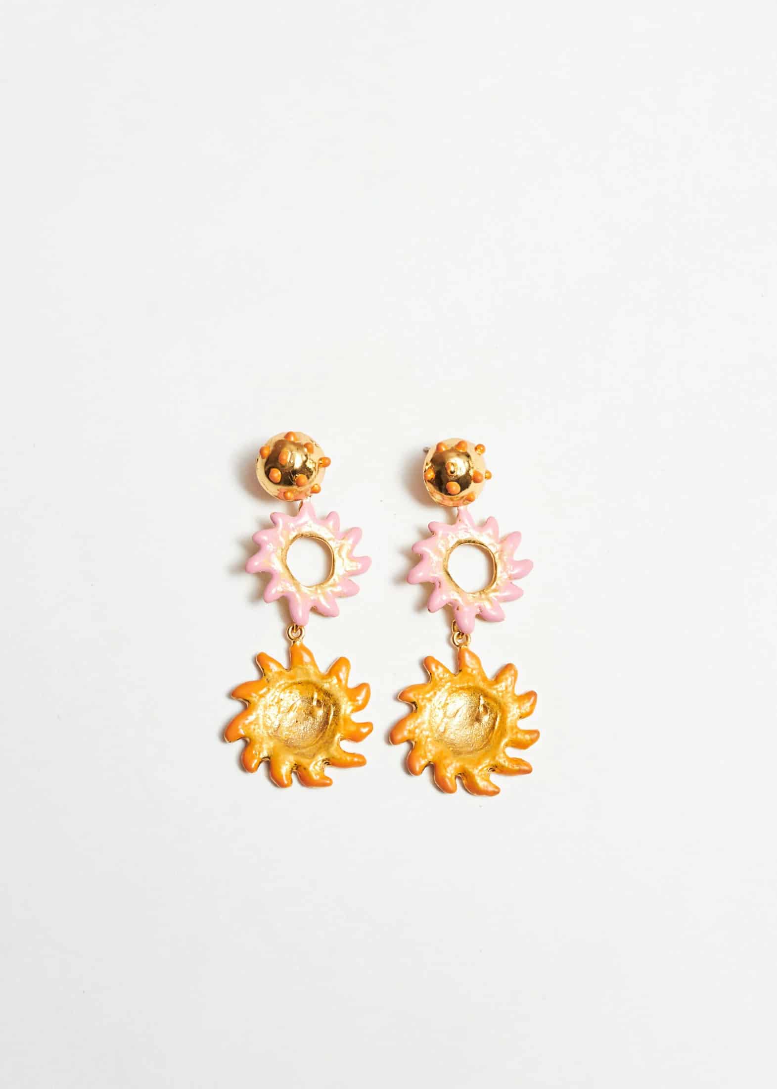 Aretes Solé Garden Amarillo - miniatura 3